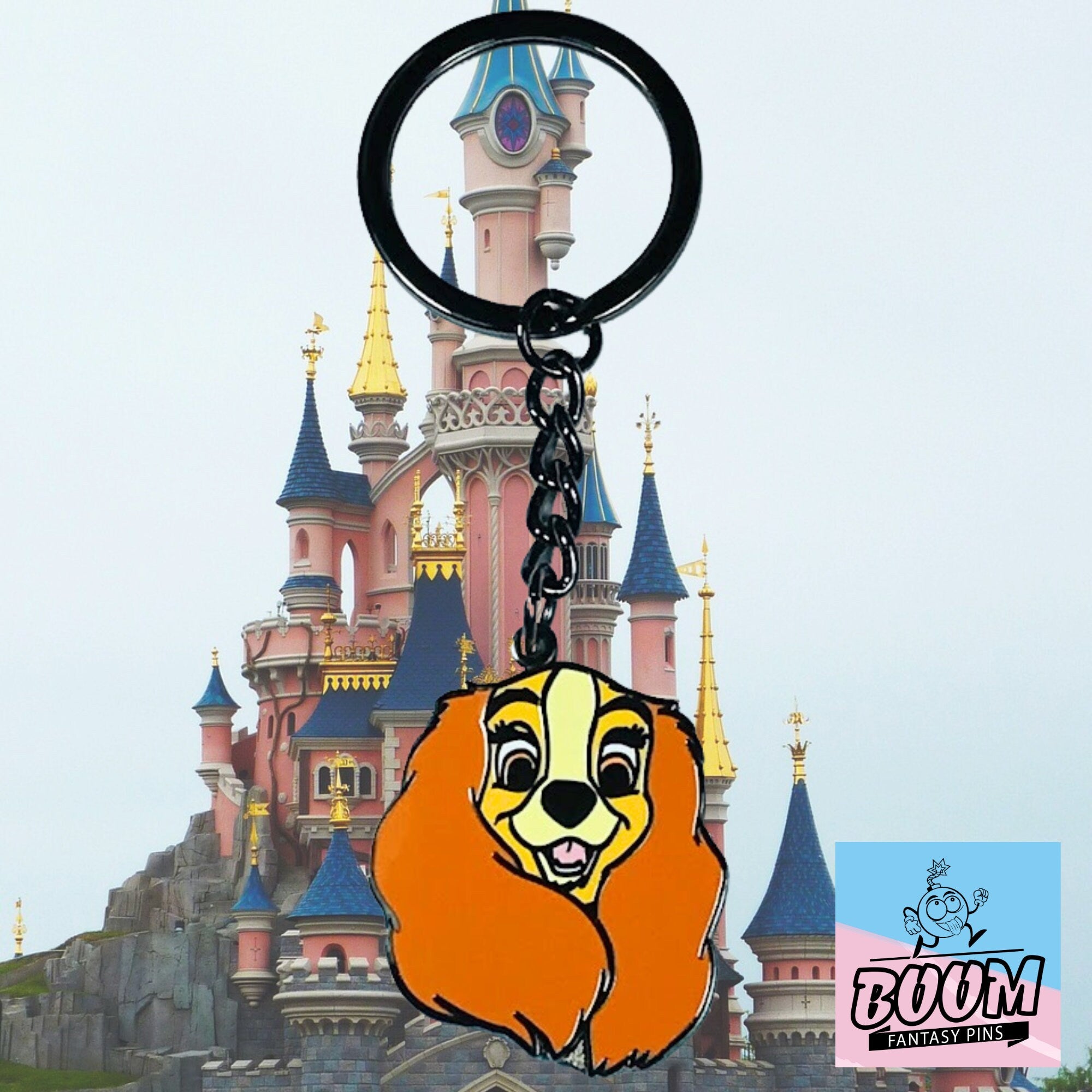 Llavero – Dama de La Dama y el Vagabundo – Disney Fantasy