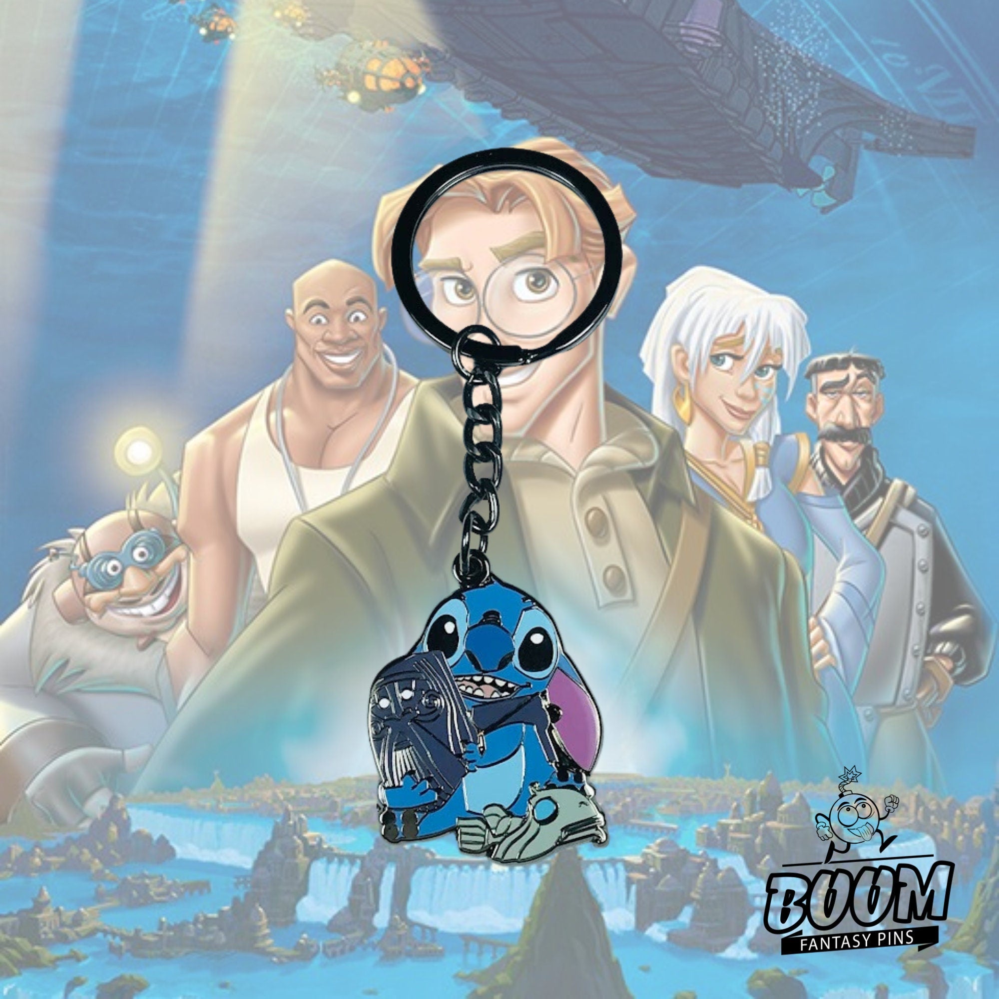 Porte-clés – Stitch Expérience 626 de Lilo &amp; Stitch – Disney Fantasy