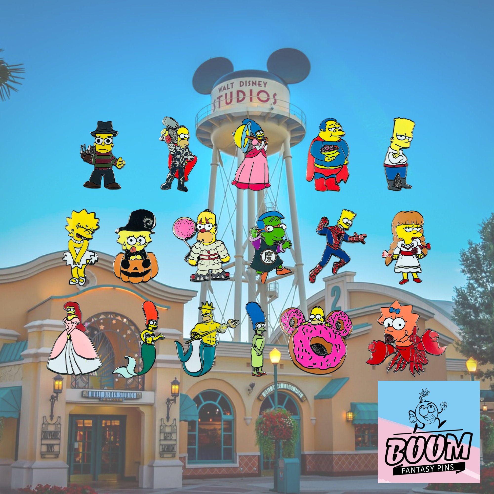 Pin's – Homer Simpson des Simpson – Disney Fantasy