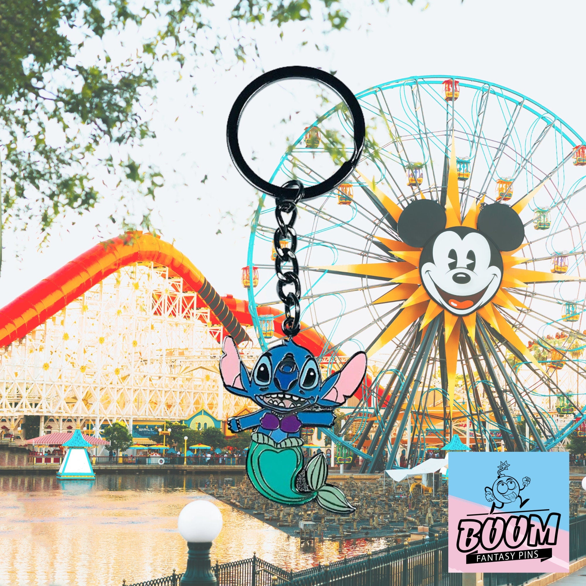 Llavero – Experimento 626 Stitch como Ariel de Lilo &amp; Stitch – Disney Fantasy