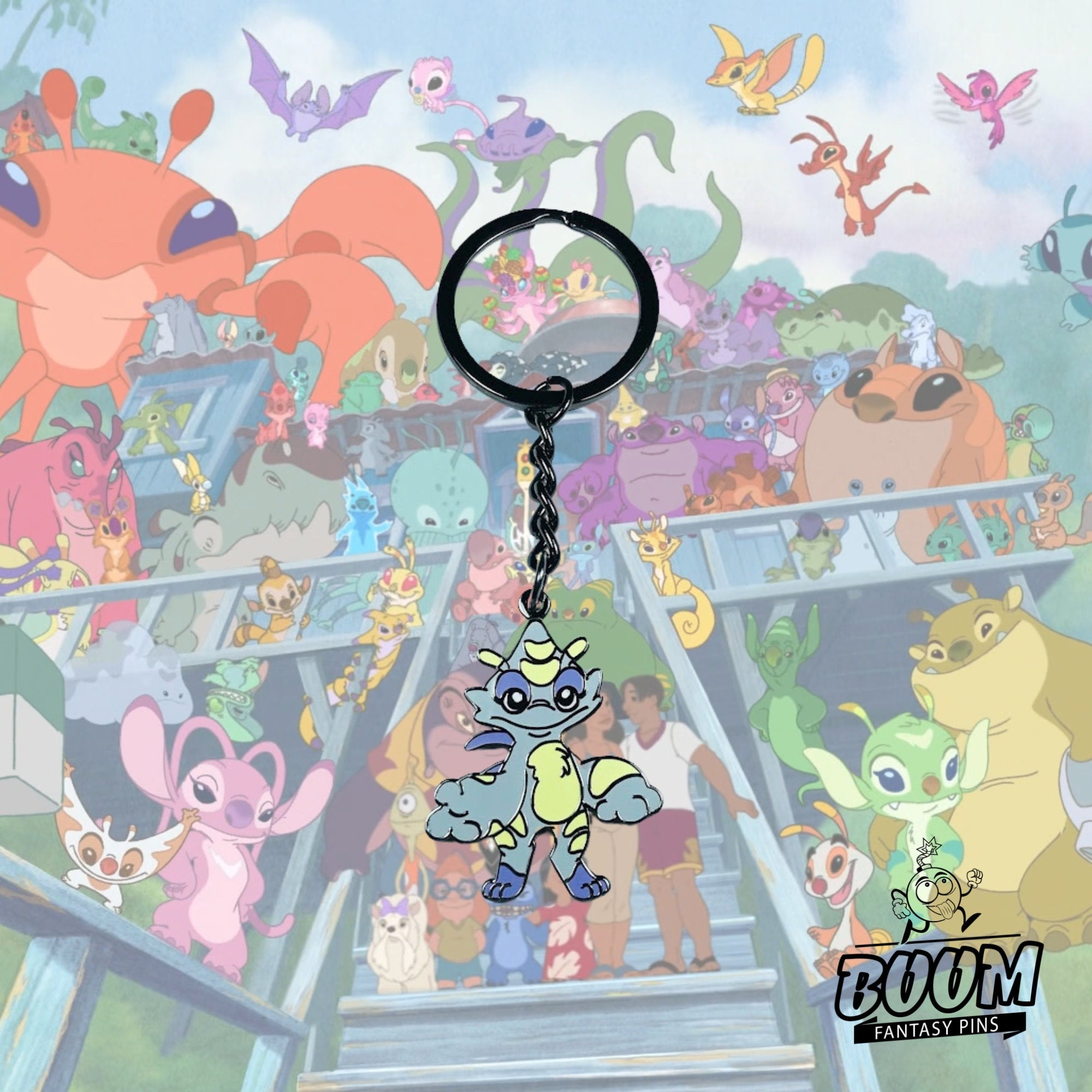 Llavero – Experimento Dimensionador 299 de Lilo y Stitch – Disney Fantasy