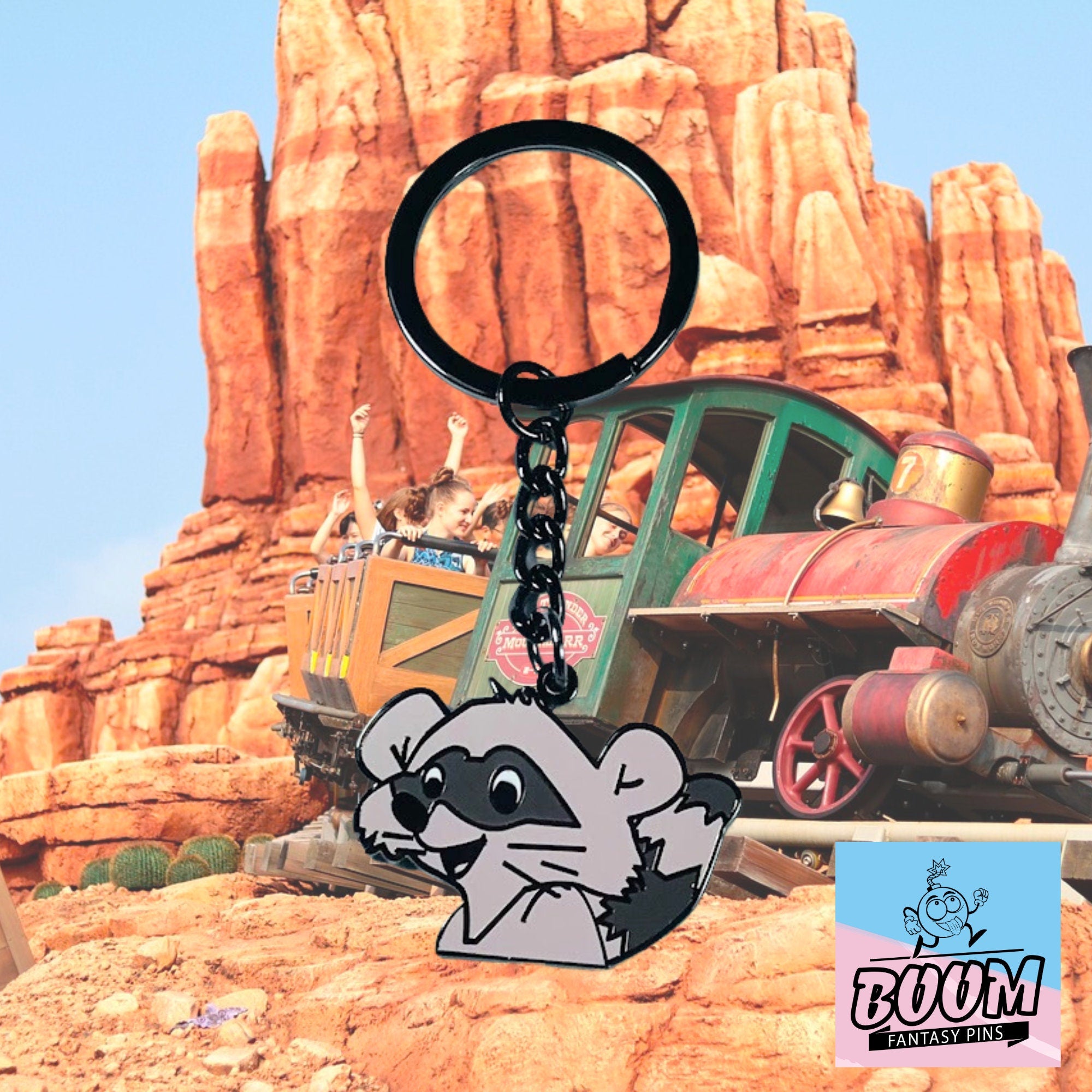 Porte-clés – Raton laveur de Robin des Bois – Disney Fantasy