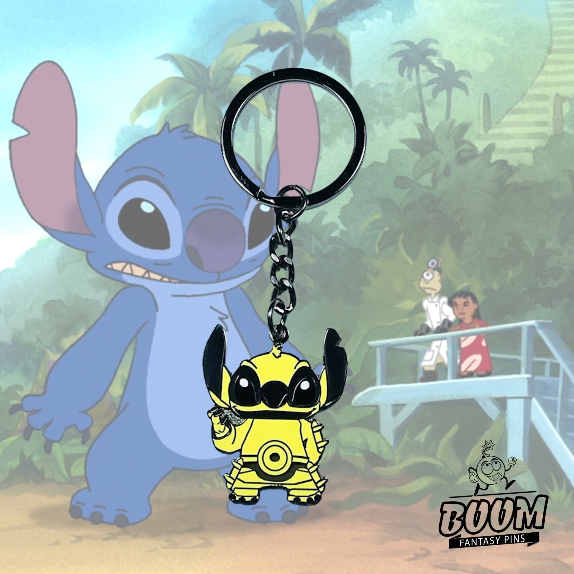 Llavero – Stitch como Experimento 626 de Lilo &amp; Stitch – Disney Fantasy