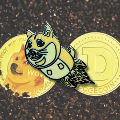 Pin's – Shiba Inu de Dogecoin – Objet de collection en cryptomonnaie