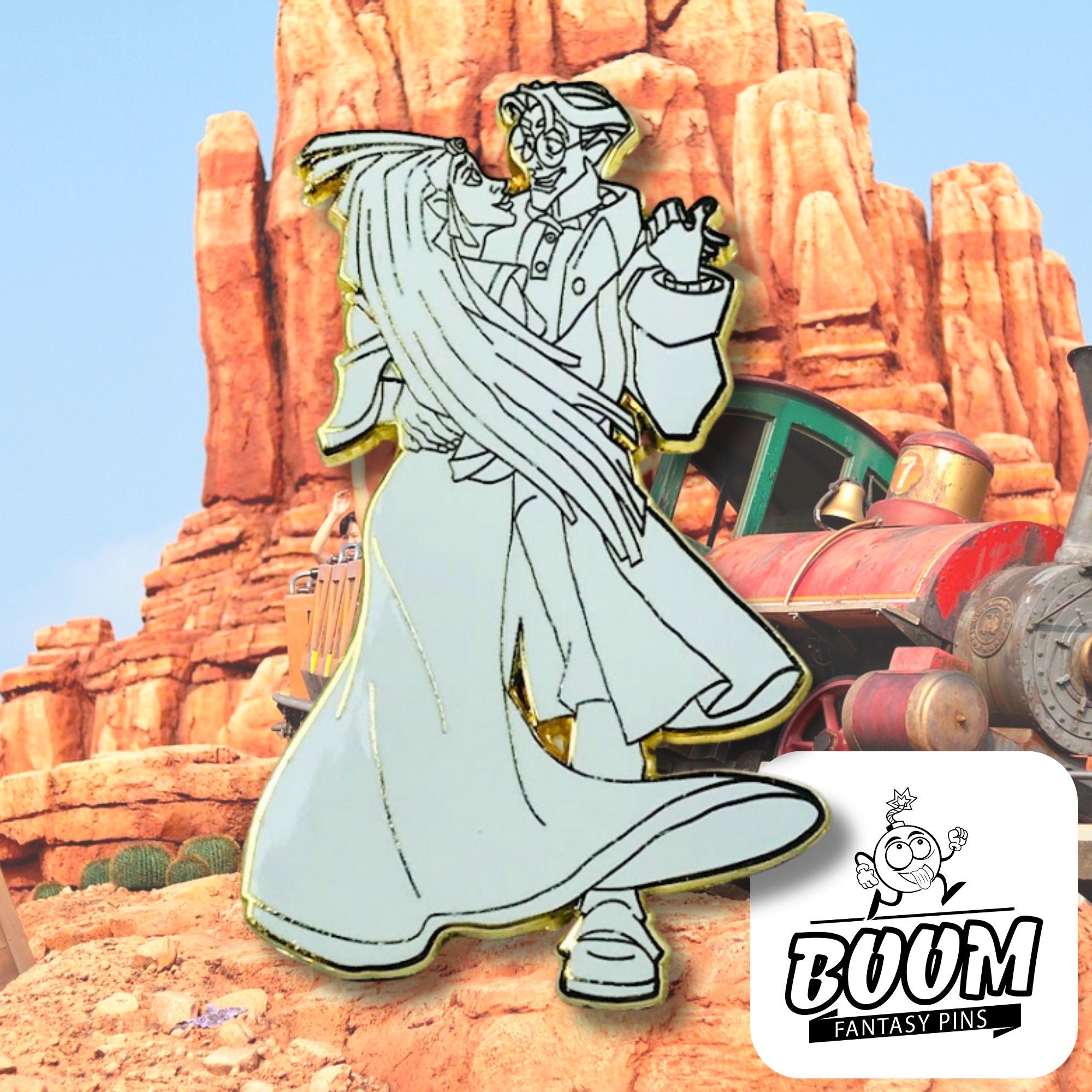 Pin – Milo Thatch and Princess Kida from Atlantis The Lost Empire – Disney Fantasy