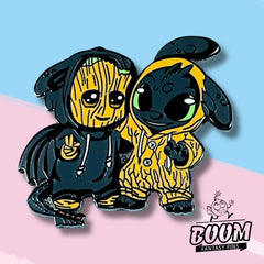 Pin's – Krokmou (Dragons) et Groot (Les Gardiens de la Galaxie) – Disney Fantasy