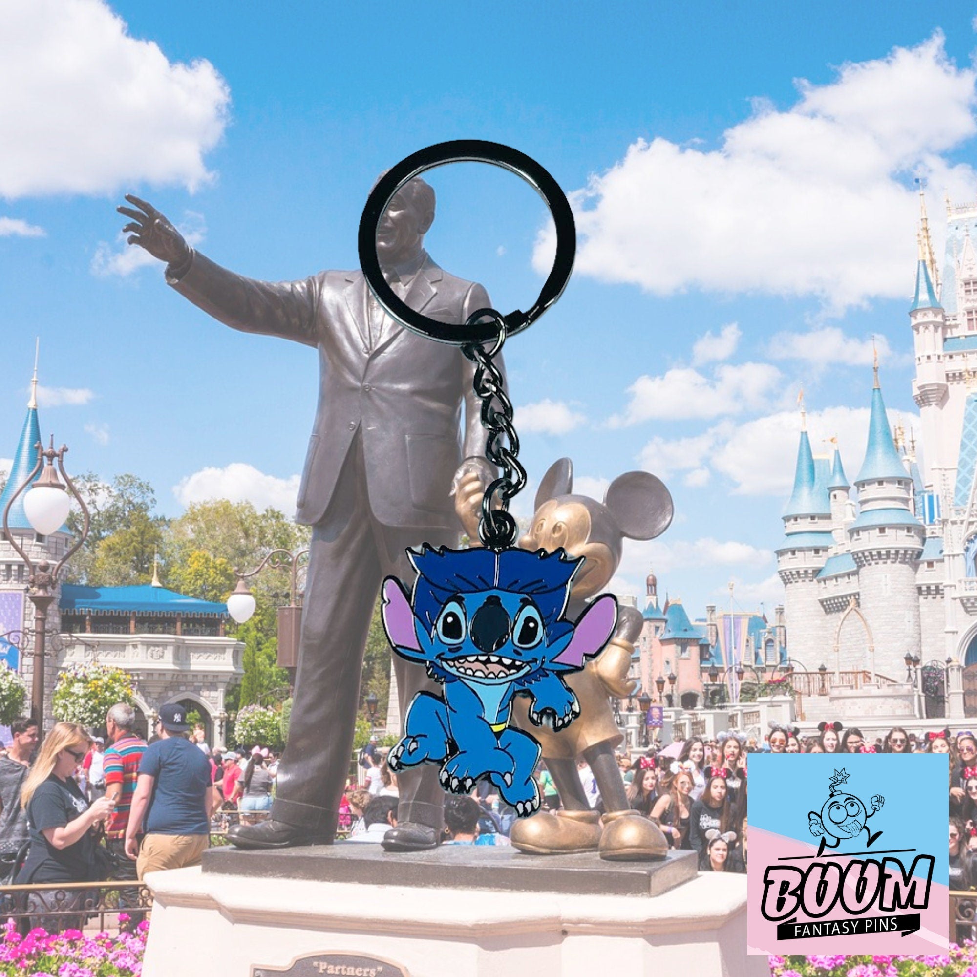 Llavero – Stitch como Hank McCoy de Lilo &amp; Stitch – Disney Fantasy