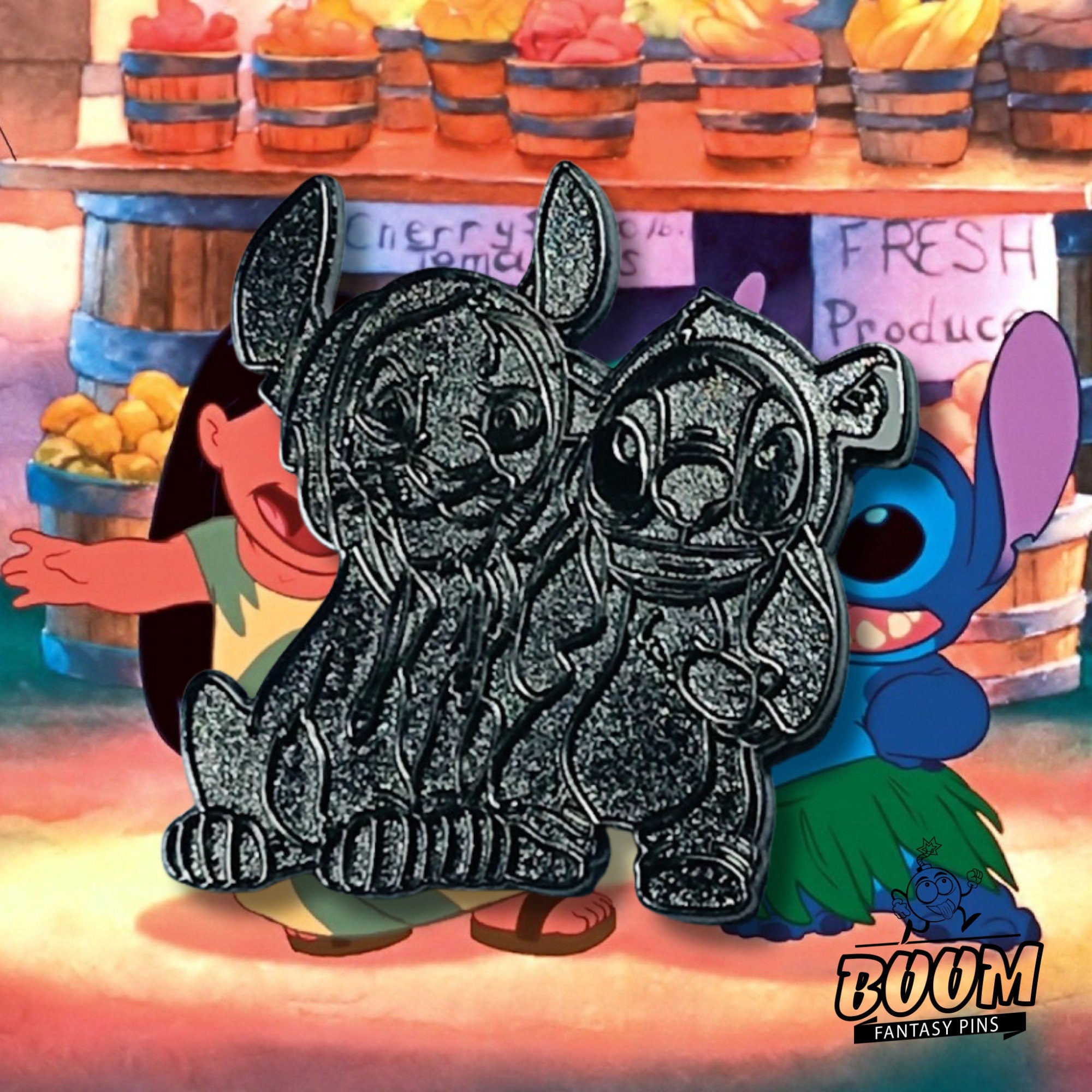 Pin's – Simba du Roi Lion et Stitch de Lilo &amp; Stitch – Disney Fantasy