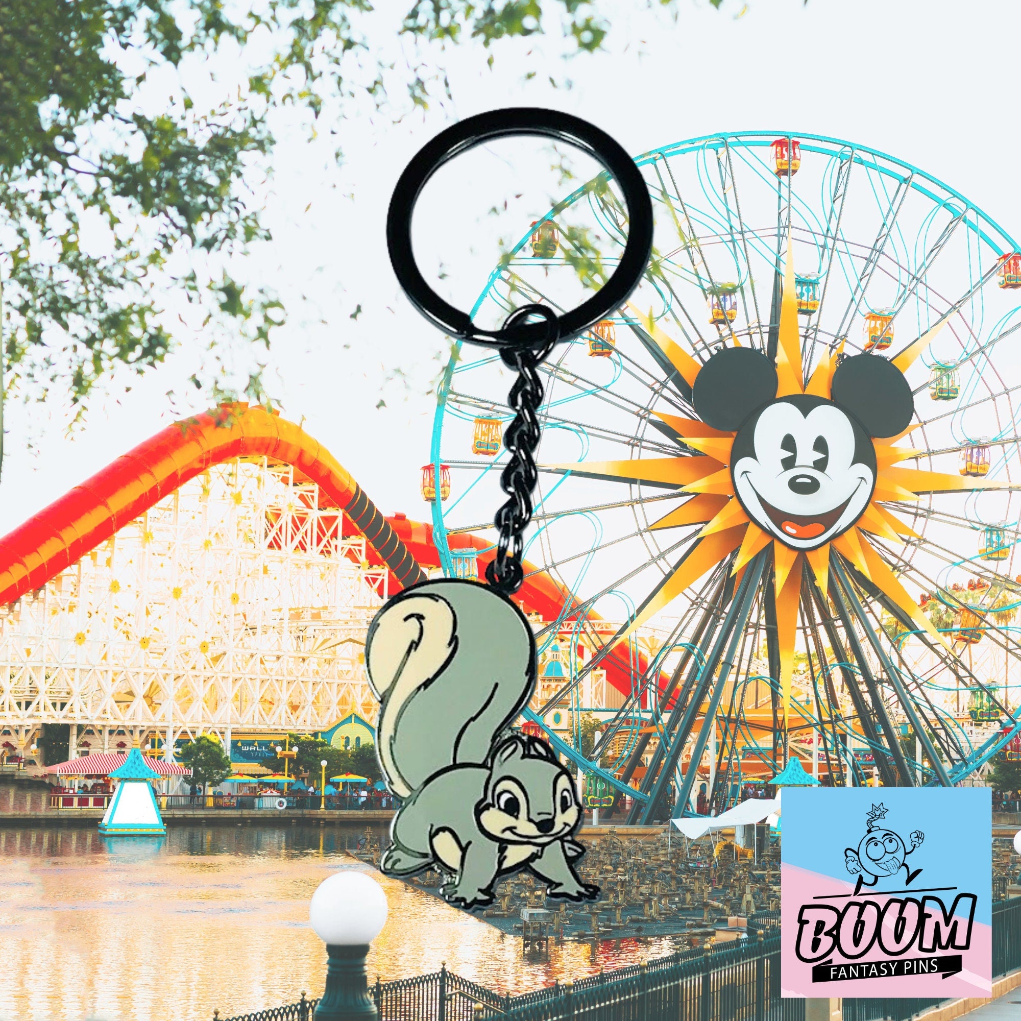 Porte-clés – Écureuil gris de Bambi – Disney Fantasy