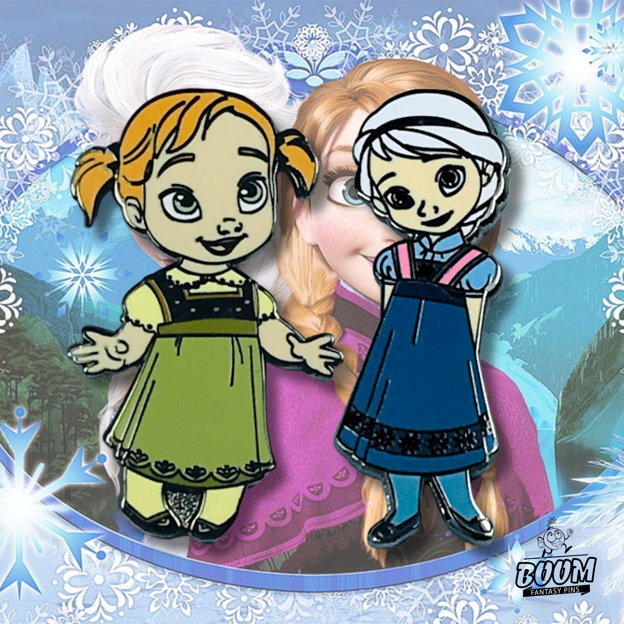 Pin – Anna and Elsa from Frozen – Disney Fantasy
