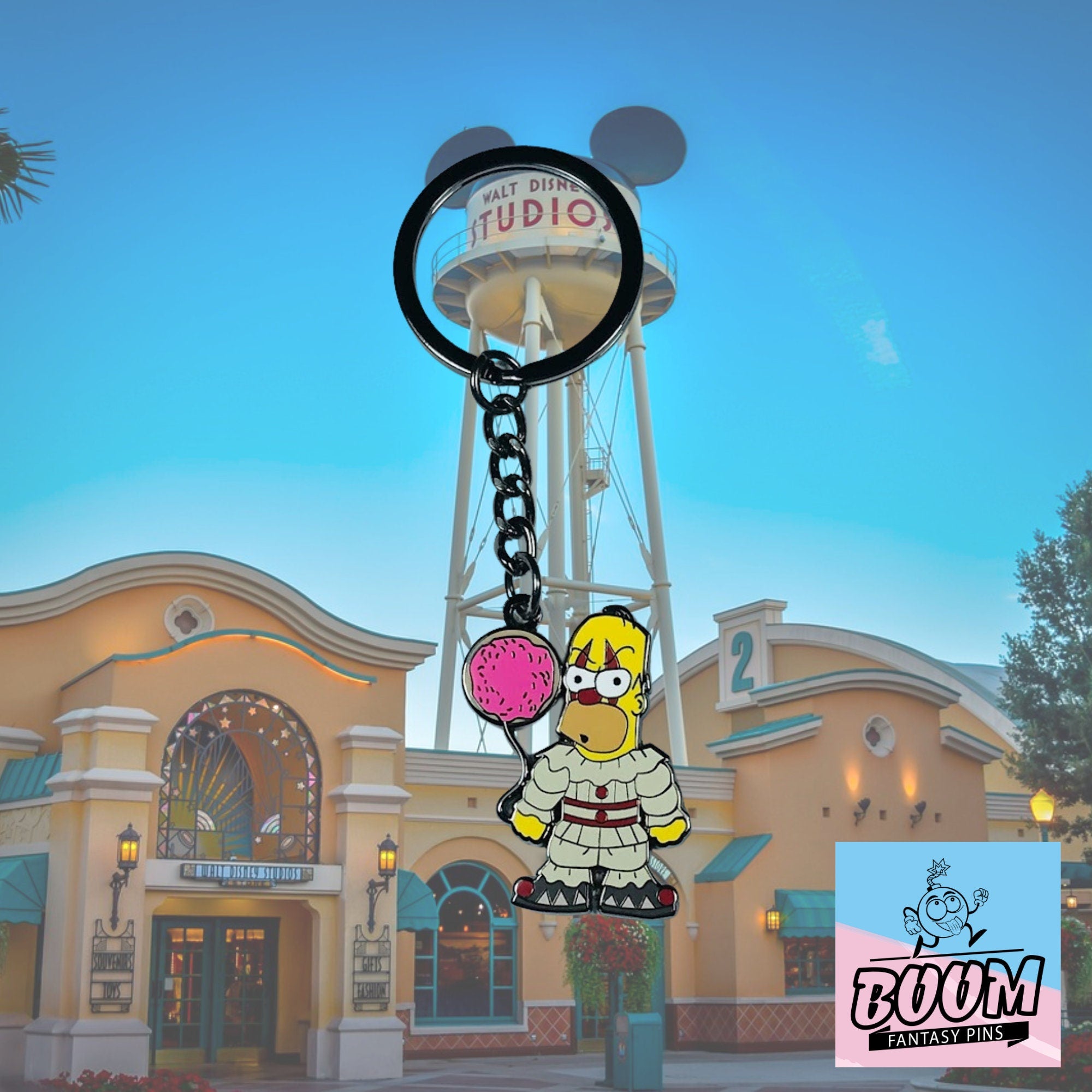 Porte-clés – Homer Simpson des Simpson – Disney Fantasy