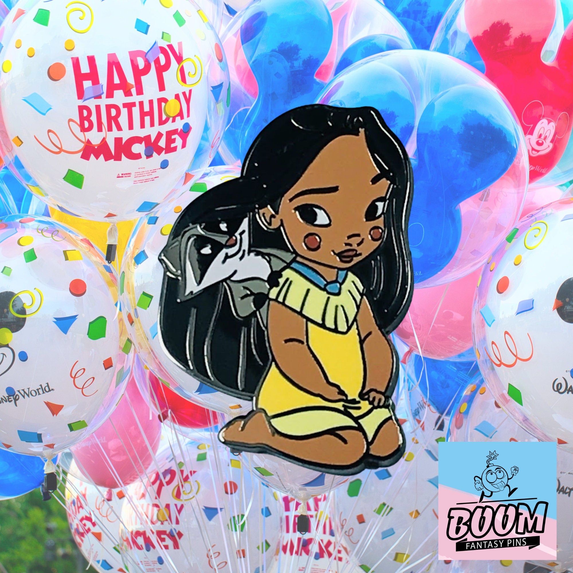 Pin – Bebé Pocahontas y Meeko de Pocahontas – Disney Fantasy