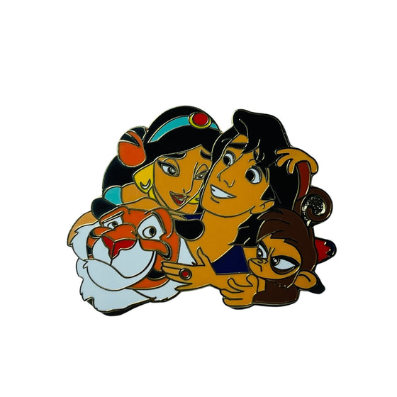 Pin – Aladdin, Jasmine, Abu and Rajah from Aladdin – Disney Fantasy