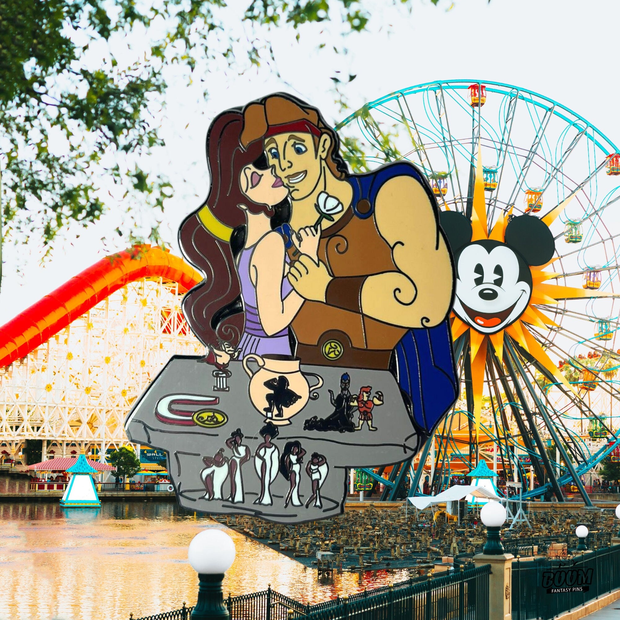 Pin's – Hercule et Mégara du film Hercule – Disney Fantasy