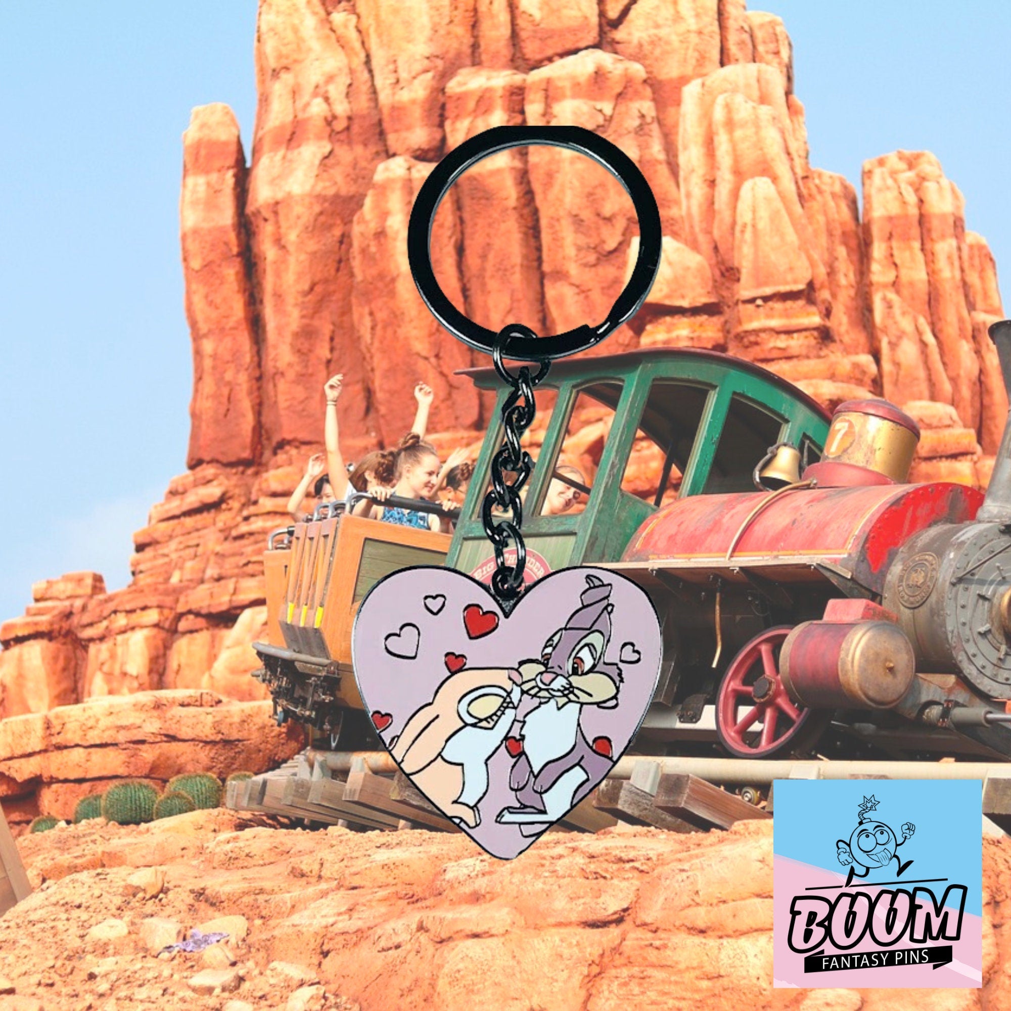 Porte-clés – Panpan et Miss Bunny de Bambi – Disney Fantasy