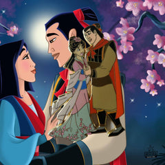 Pin's – Mulan et Li Shang de Mulan – Disney Fantasy