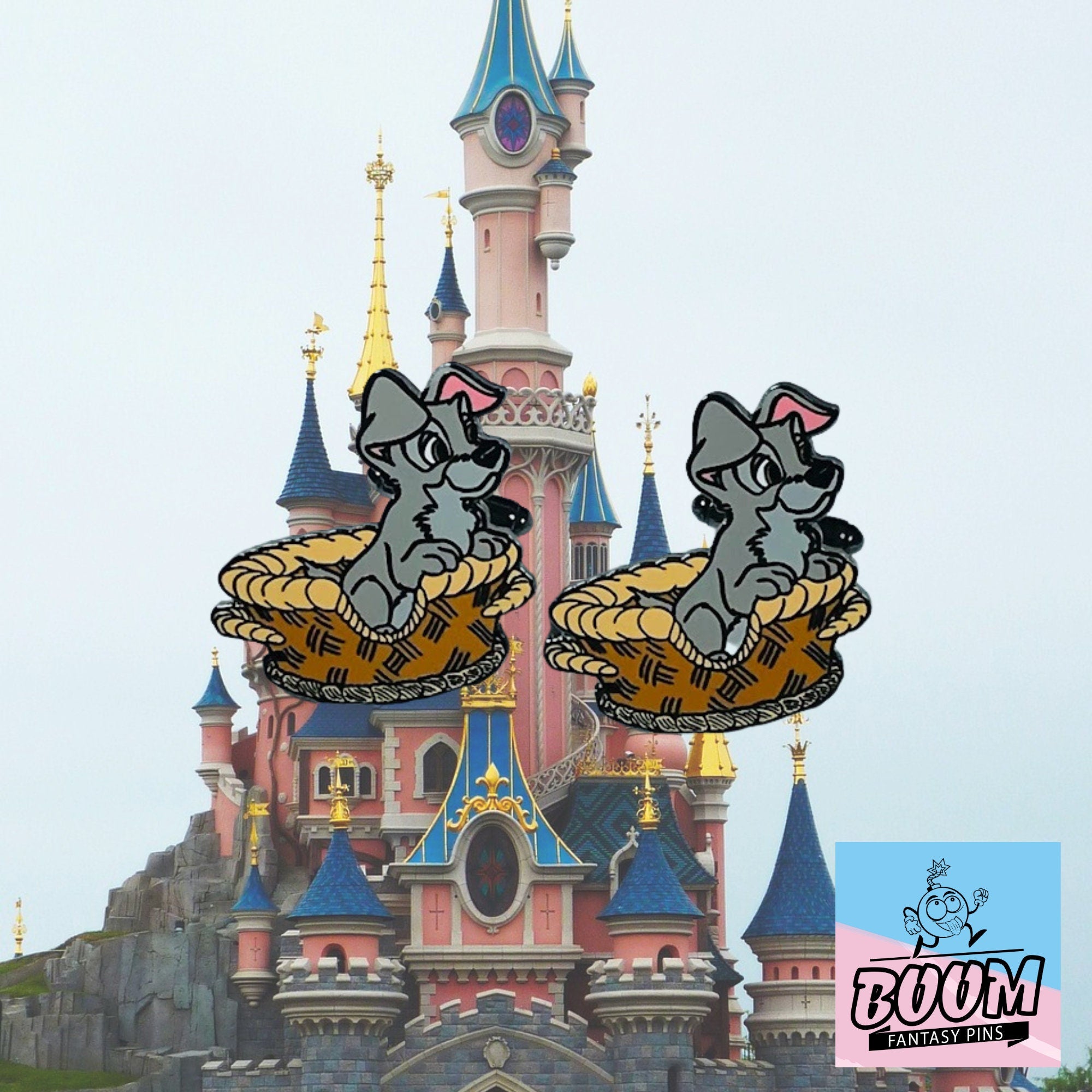 Boutons de manchette – Clochard de La Belle et le Clochard – Disney Fantasy