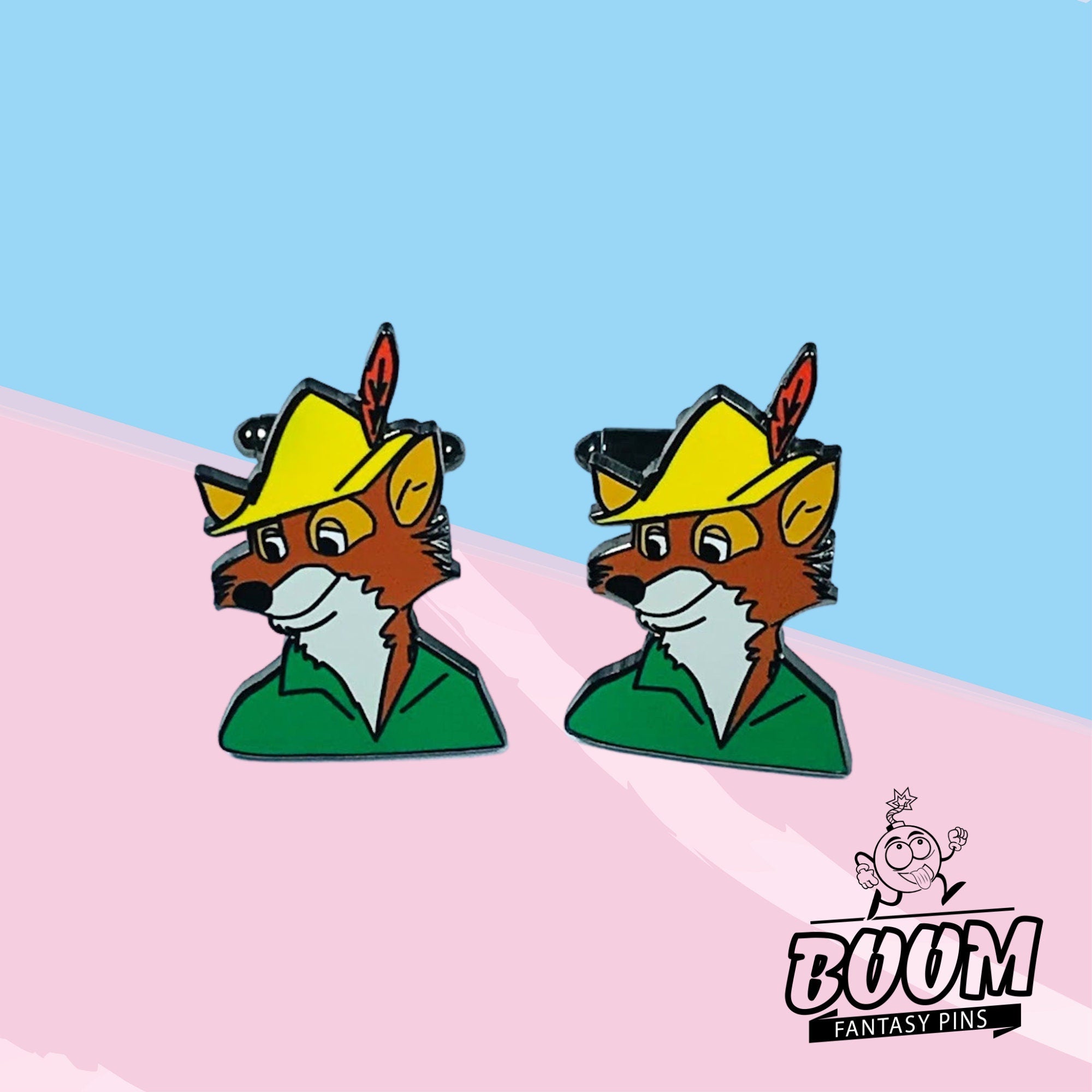 Cufflinks – Monsieur Hood from Robin Hood – Disney Fantasy