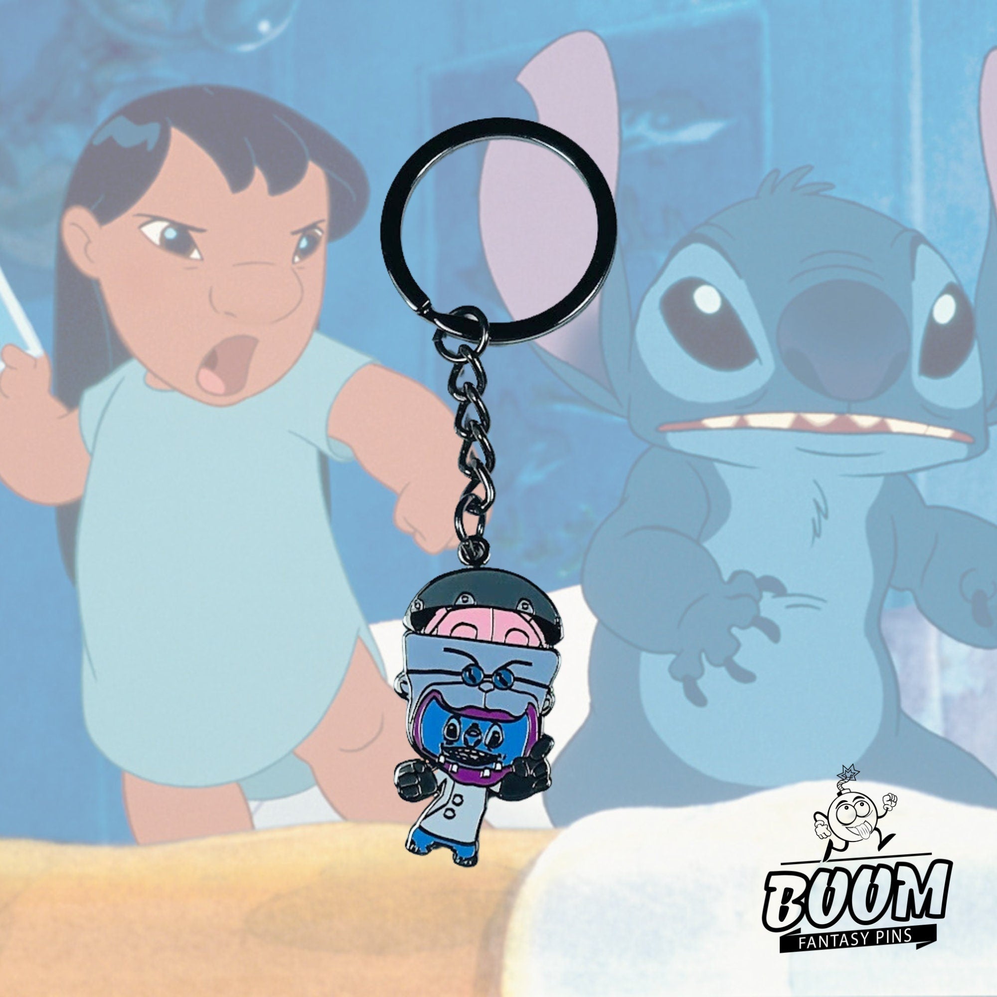Porte-clés – Stitch de l'expérience 626 en Dr Finkelstein de Lilo &amp; Stitch – Disney Fantasy