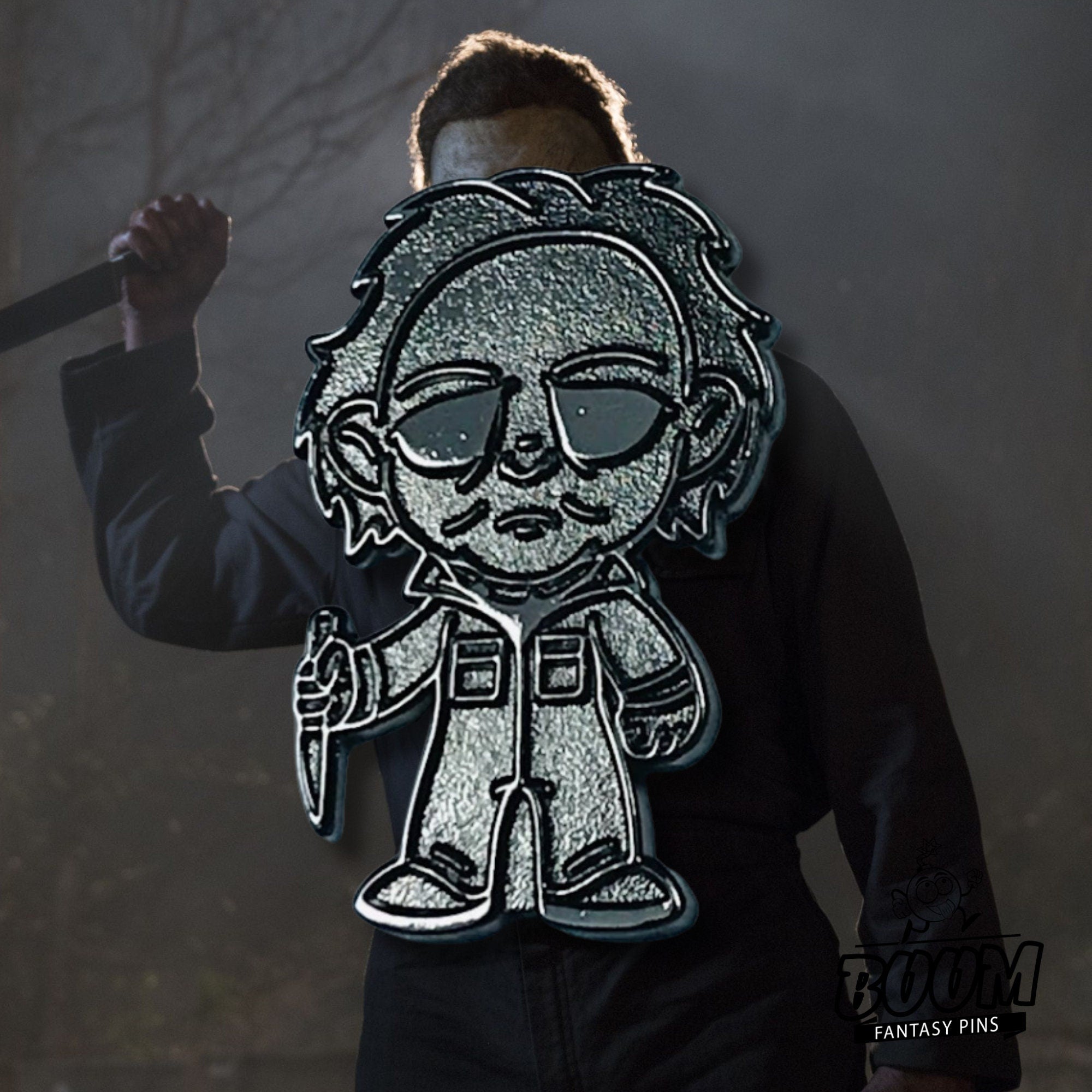 Pin de Michael Myers de Halloween – Franquicia de terror