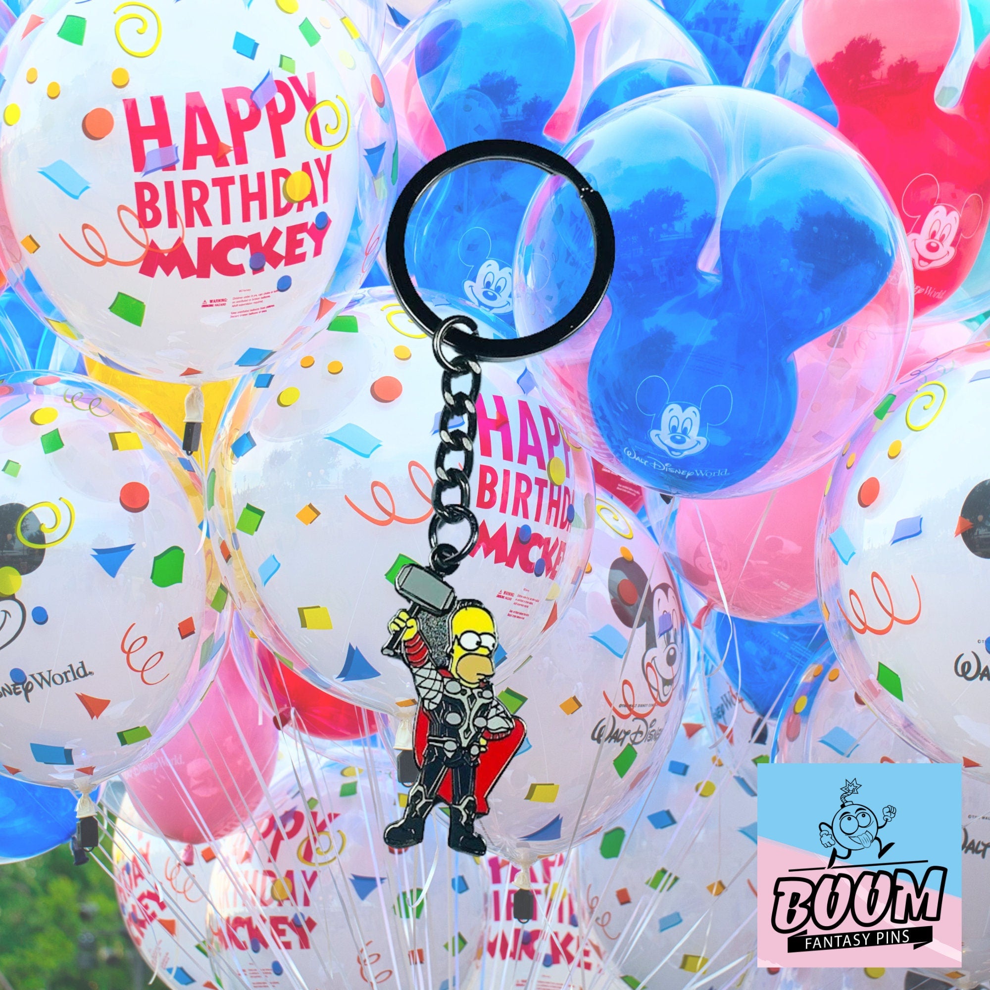 Porte-clés – Homer Simpson des Simpson – Disney Fantasy