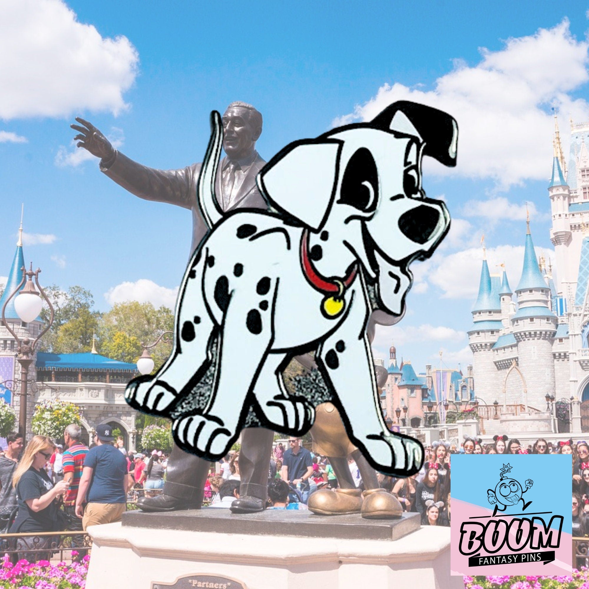 Pin bicolor de 101 dálmatas – Disney Fantasy