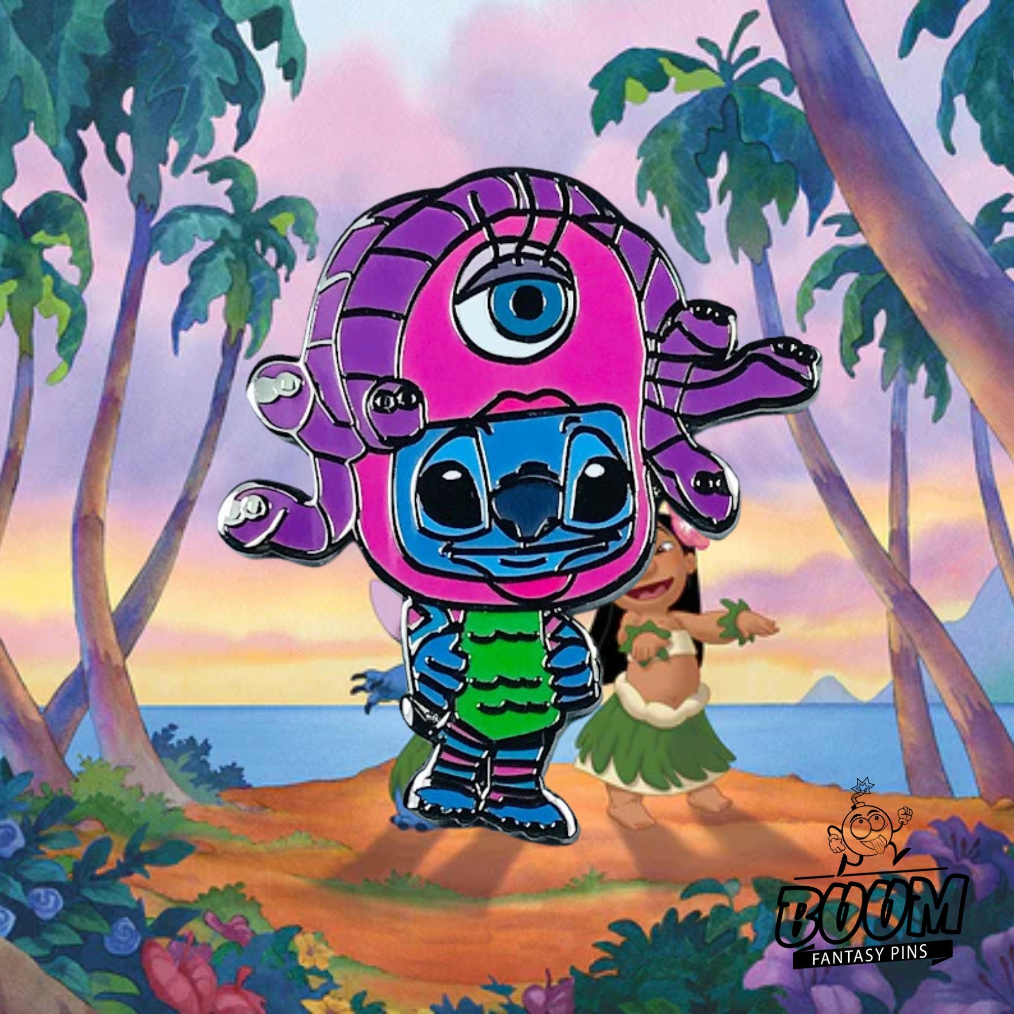 Pin - Stitch como Celia de Lilo y Stitch - Disney Fantasy