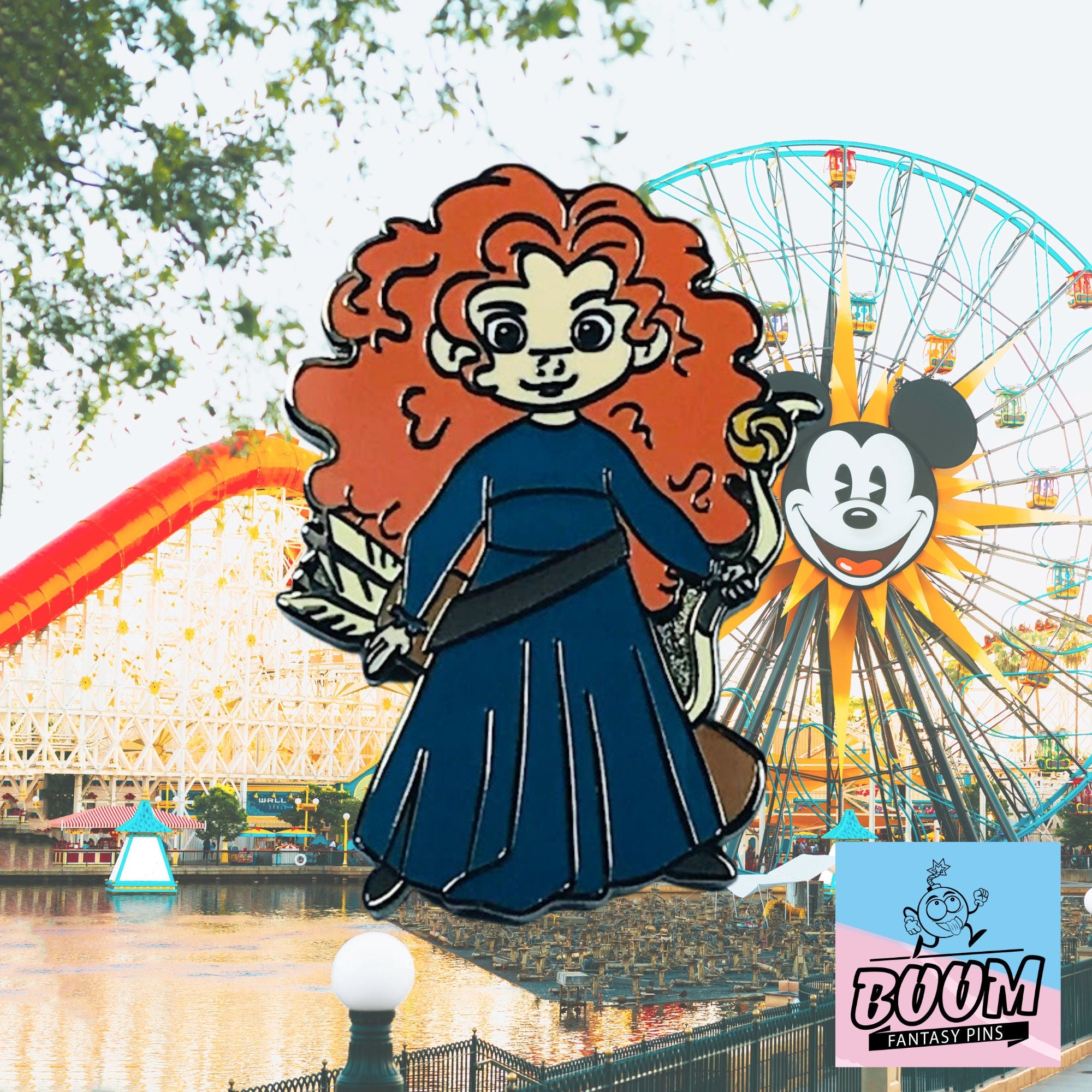 Pin's – Princesse Merida du film Rebelle – Disney Fantasy