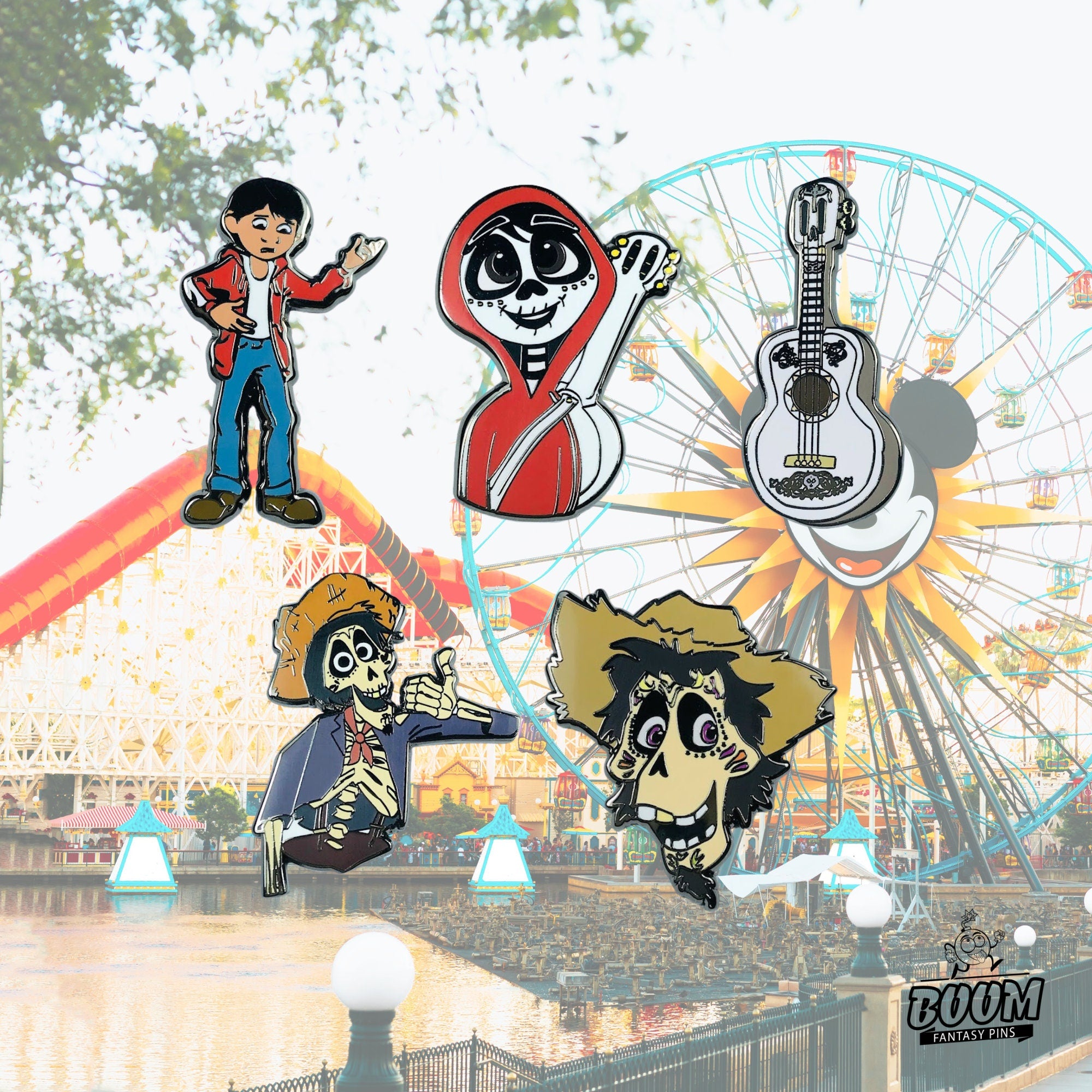 Pin's – Miguel et Hector de Coco – Disney Fantasy