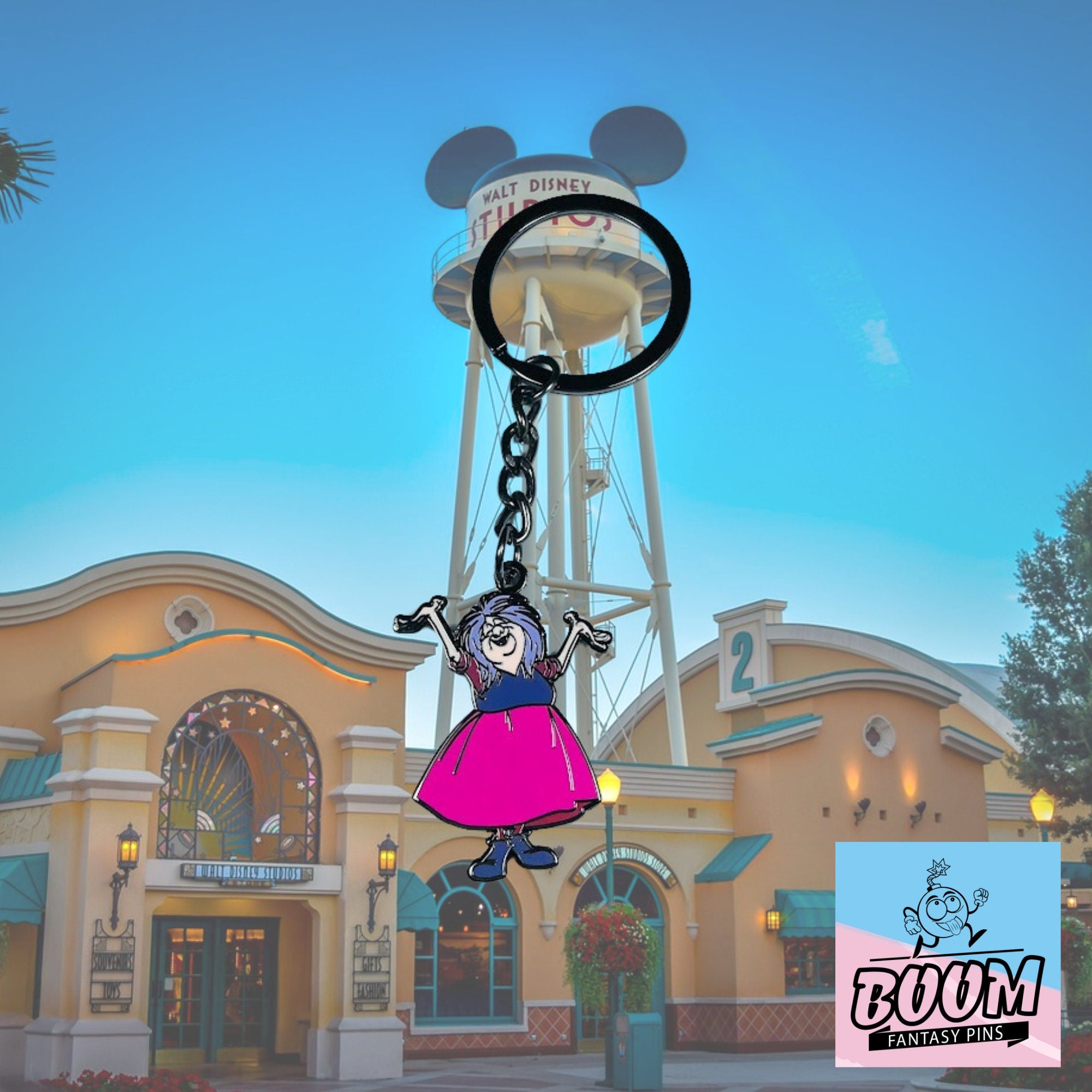 Porte-clés – Madame Mim du film Merlin l'Enchanteur – Disney Fantasy