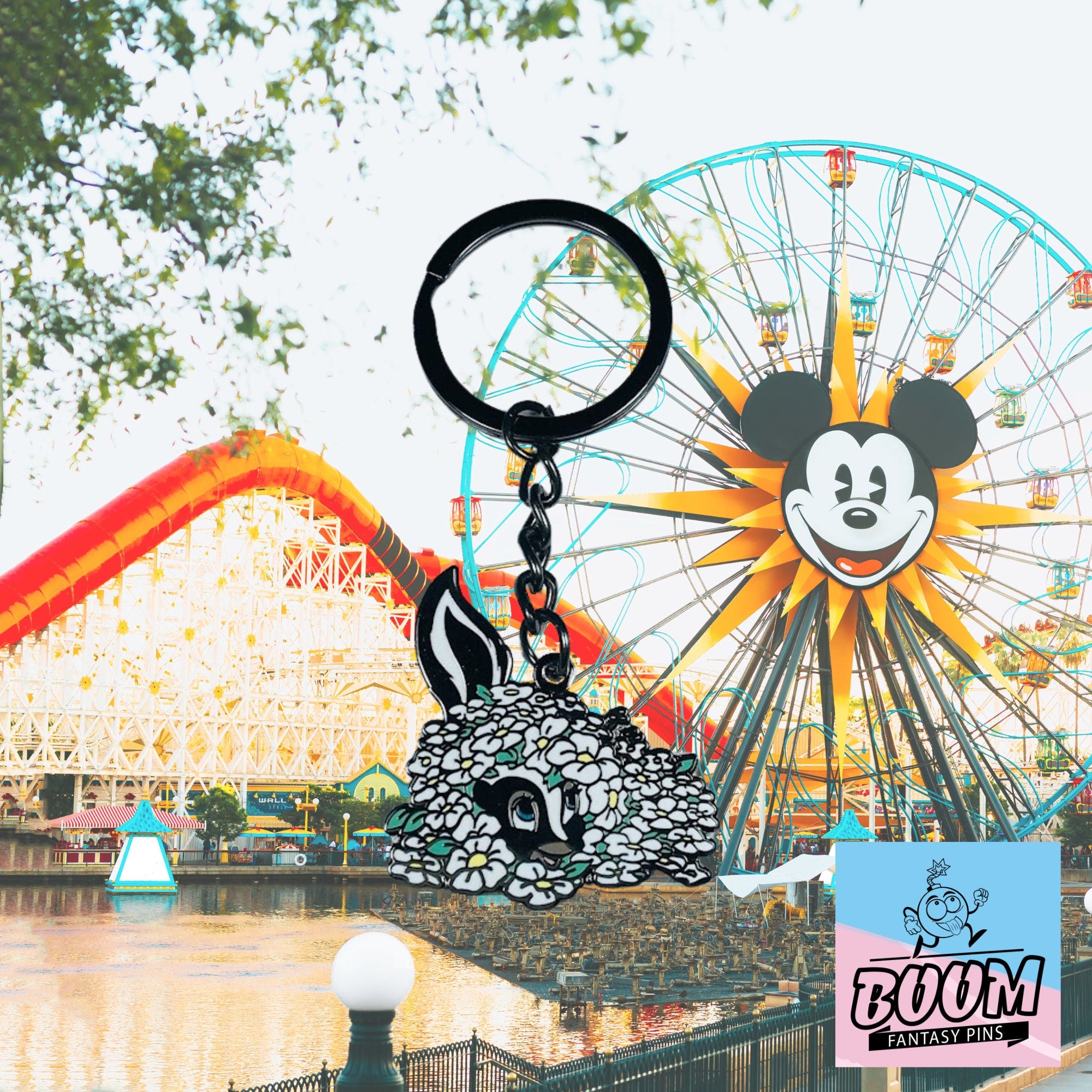 Llavero – Flor de Bambi – Disney Fantasy