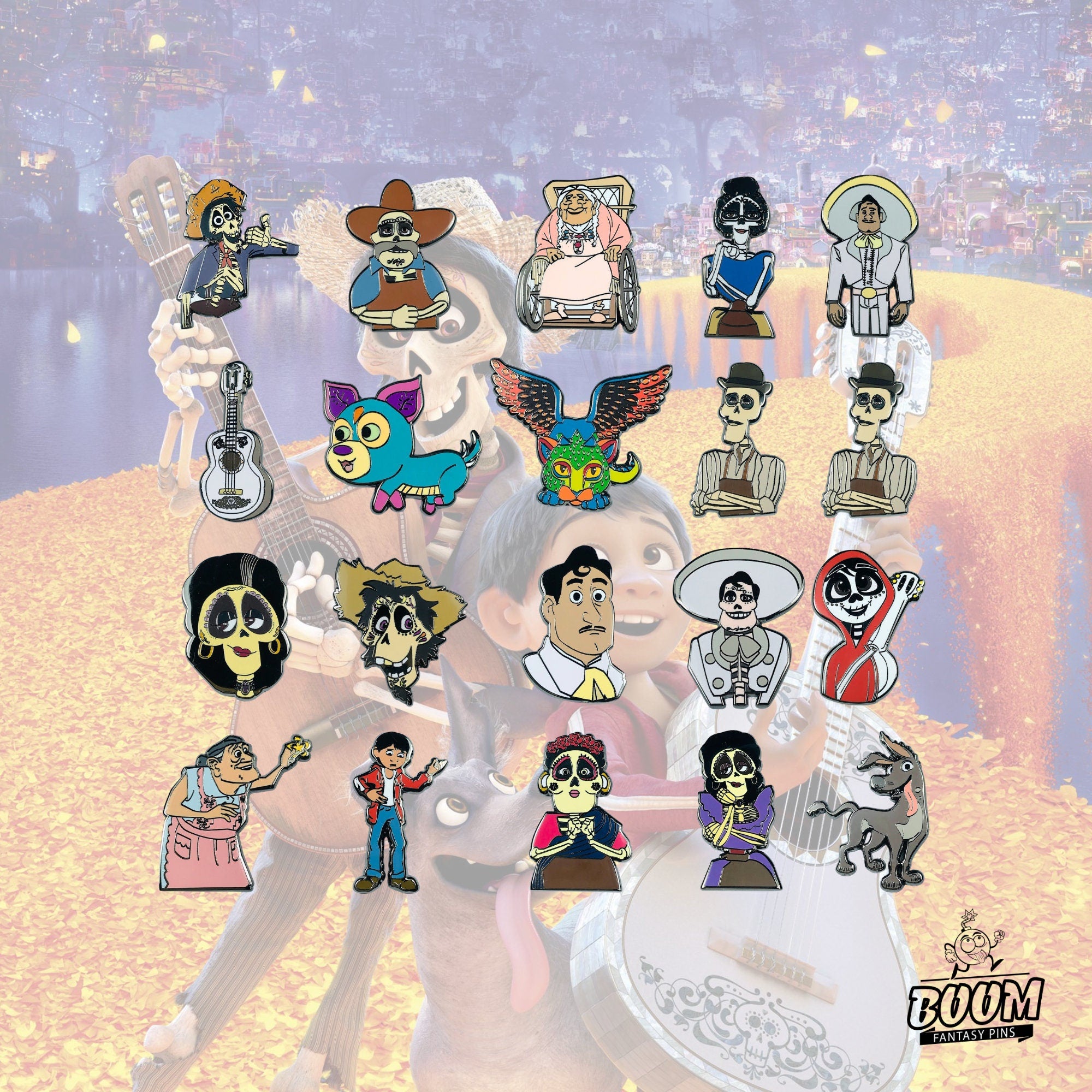 Pin – Miguel Rivera de Coco – Fantasía Disney