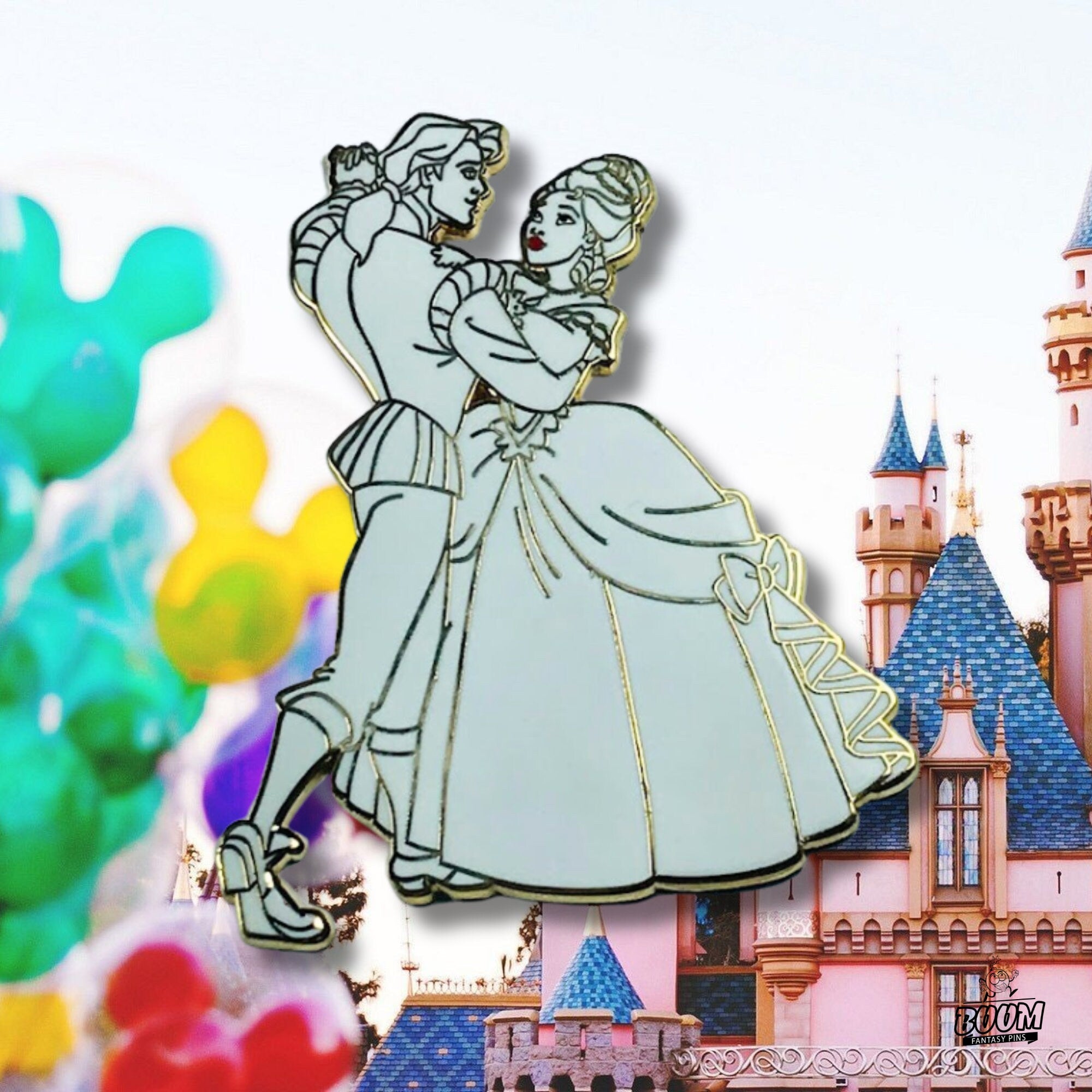 Pin's – Pocahontas et John Smith du film Pocahontas – Disney Fantasy