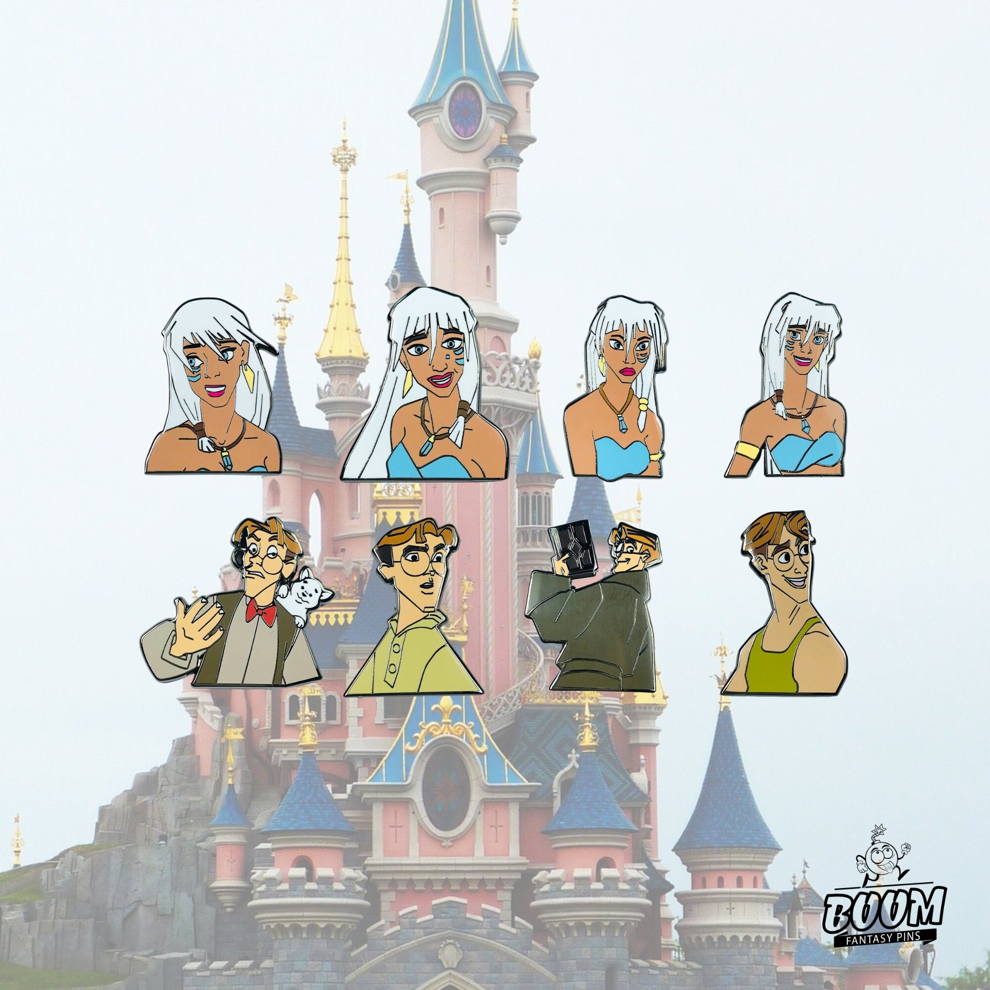 Pin – Milo Thatch and Kida Nedakh from Atlantis The Lost Empire – Disney Fantasy