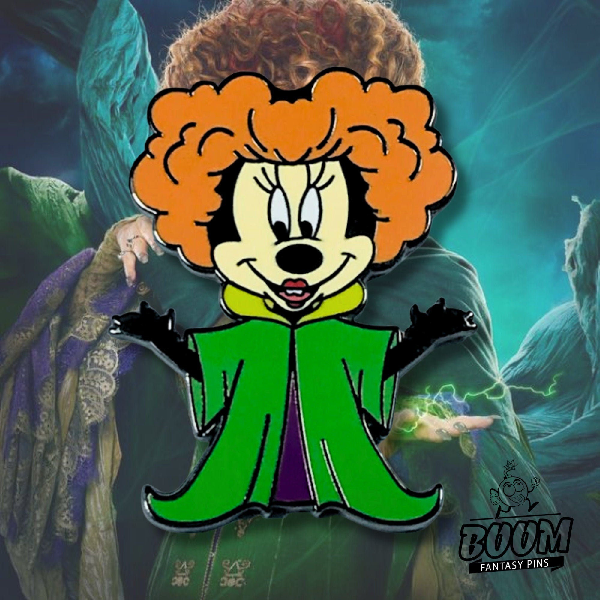 Pin's – Minnie Mouse en Winifred Sanderson du film Hocus Pocus – Disney Fantasy