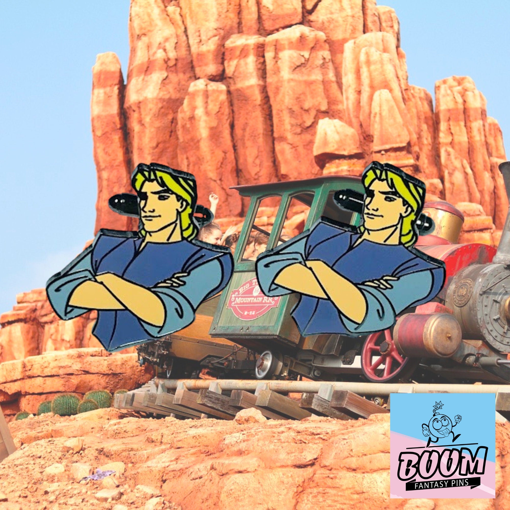 Boutons de manchette – Capitaine John Smith de Pocahontas – Disney Fantasy