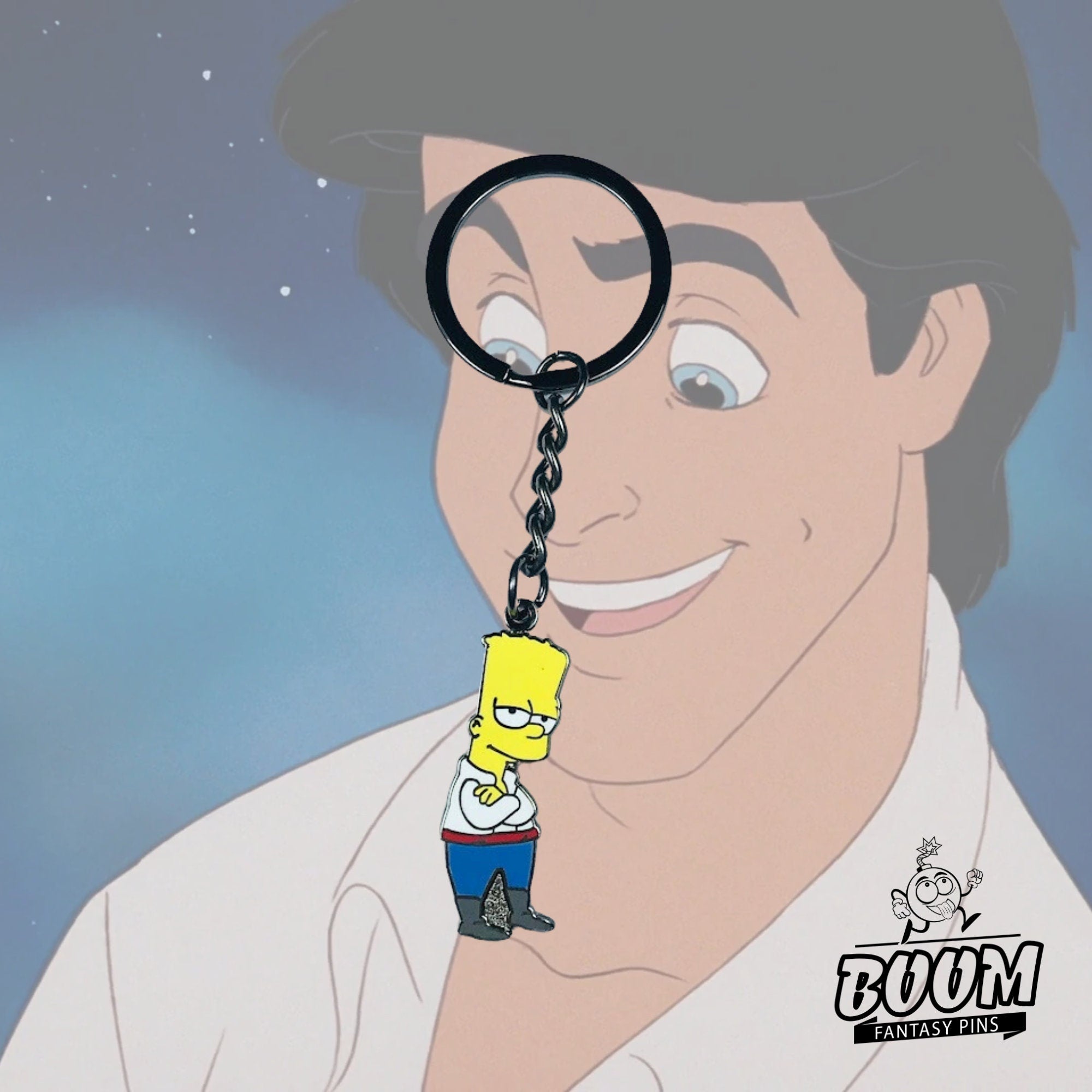 Llavero – Bart Simpson de Los Simpson – Disney Fantasy