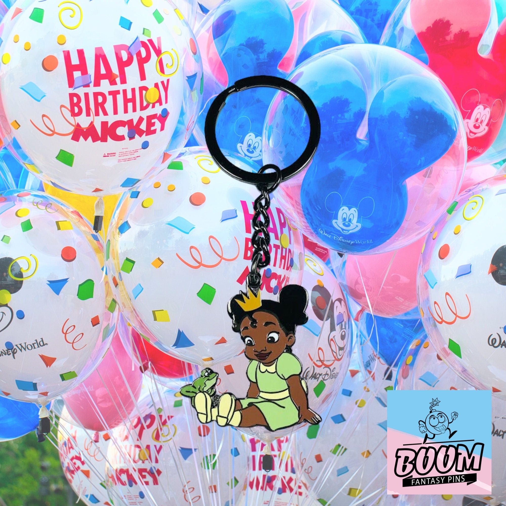 Llavero – Princesa Tiana y Sapo de La Princesa y el Sapo – Disney Fantasy