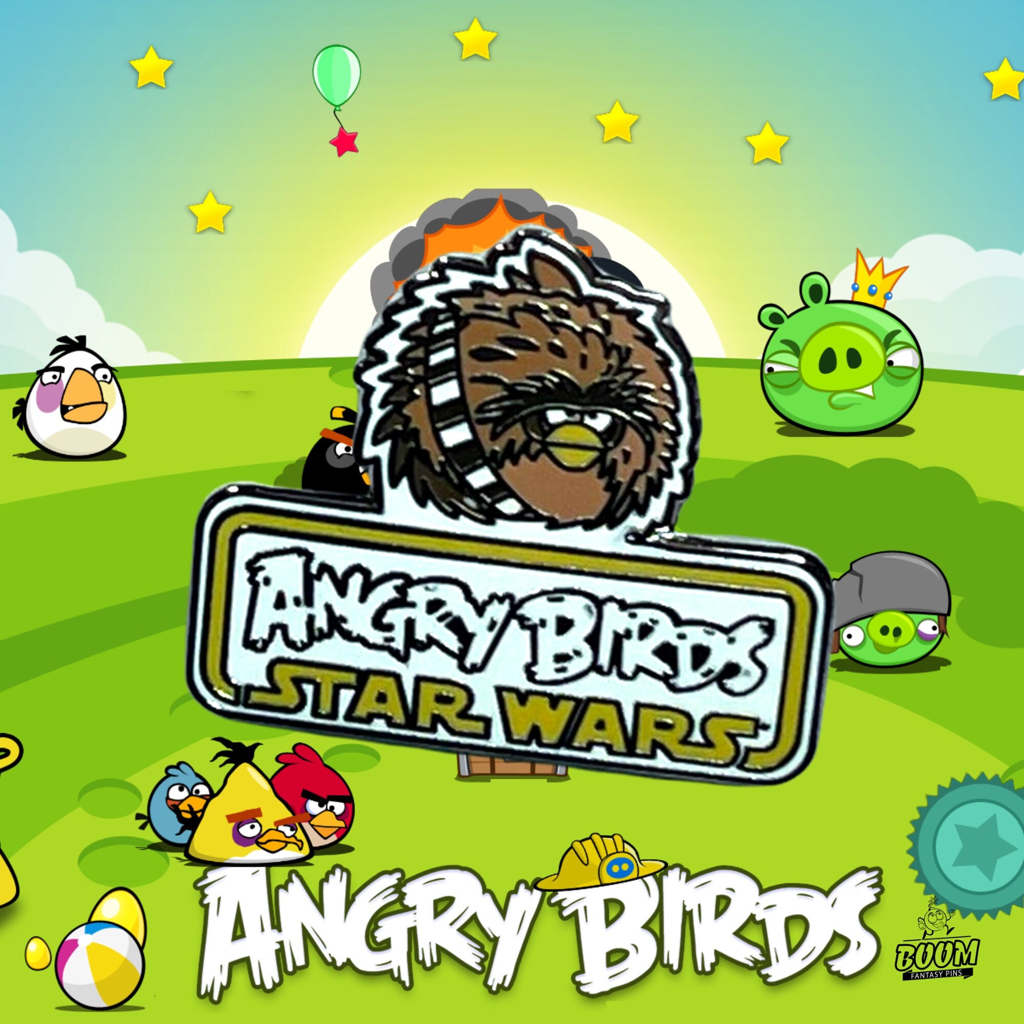 Pin's – Rouge d'Angry Birds Star Wars – Disney Fantasy