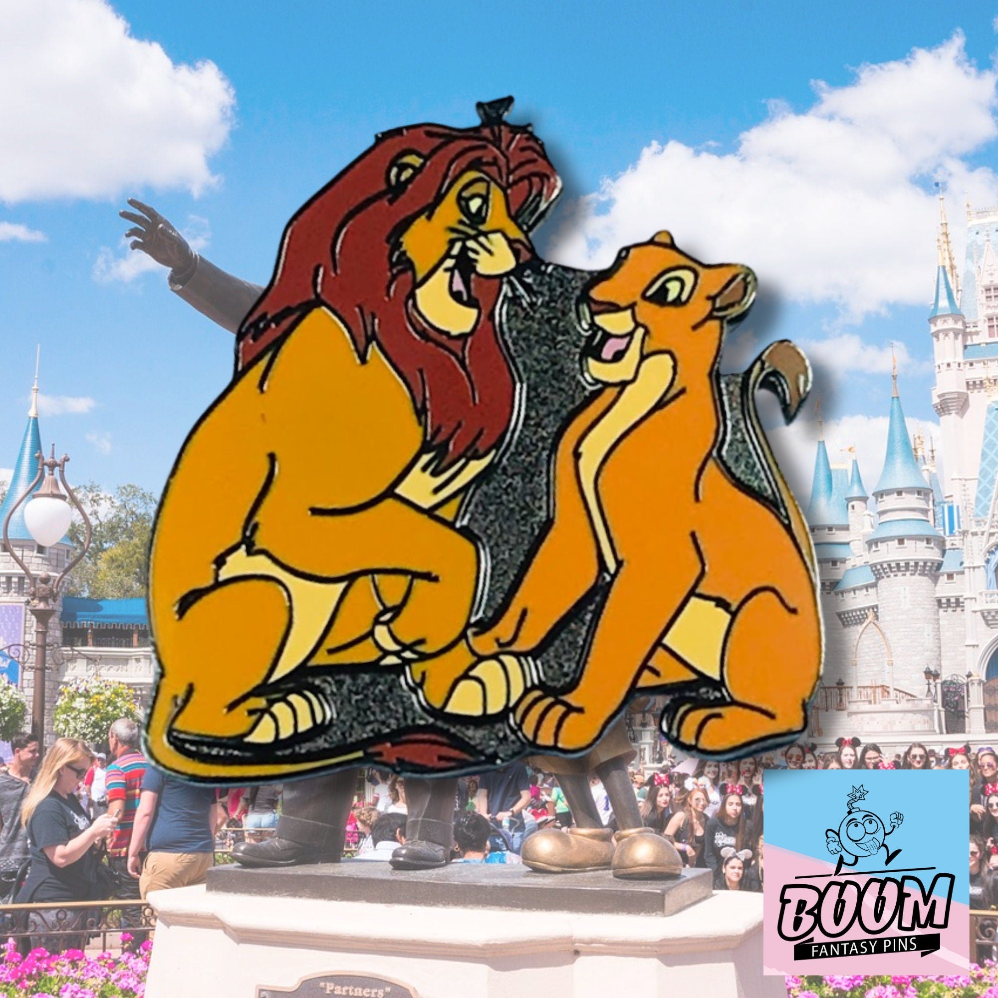 Pin – Simba y Nala de El Rey León – Disney Fantasy