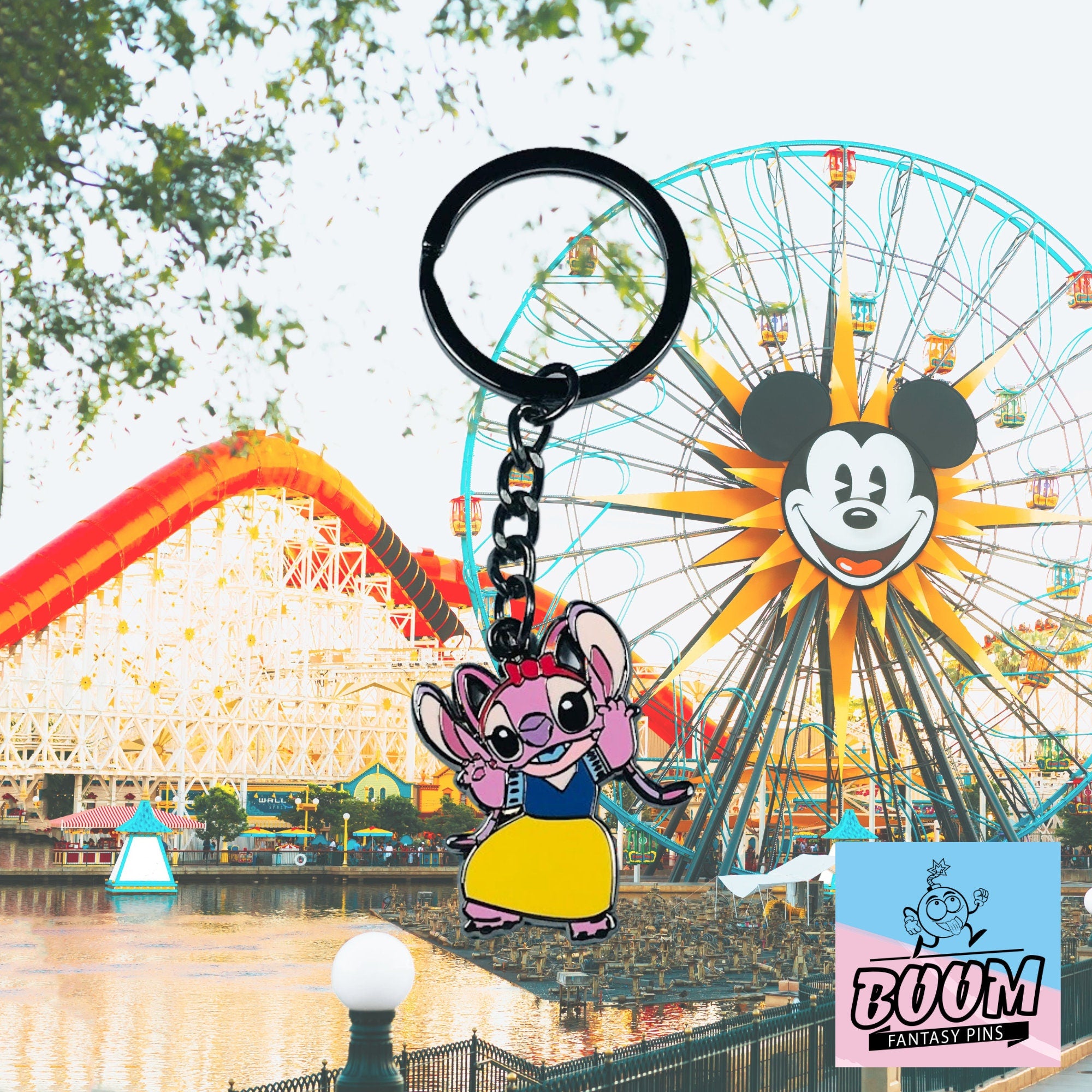 Llavero – Ángel como Blancanieves de Lilo y Stitch – Disney Fantasy