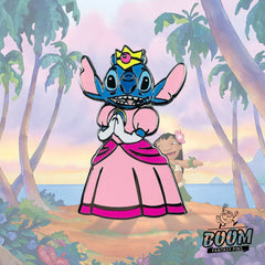Pin – Stitch como la Princesa Peach de Lilo y Stitch – Disney Fantasy