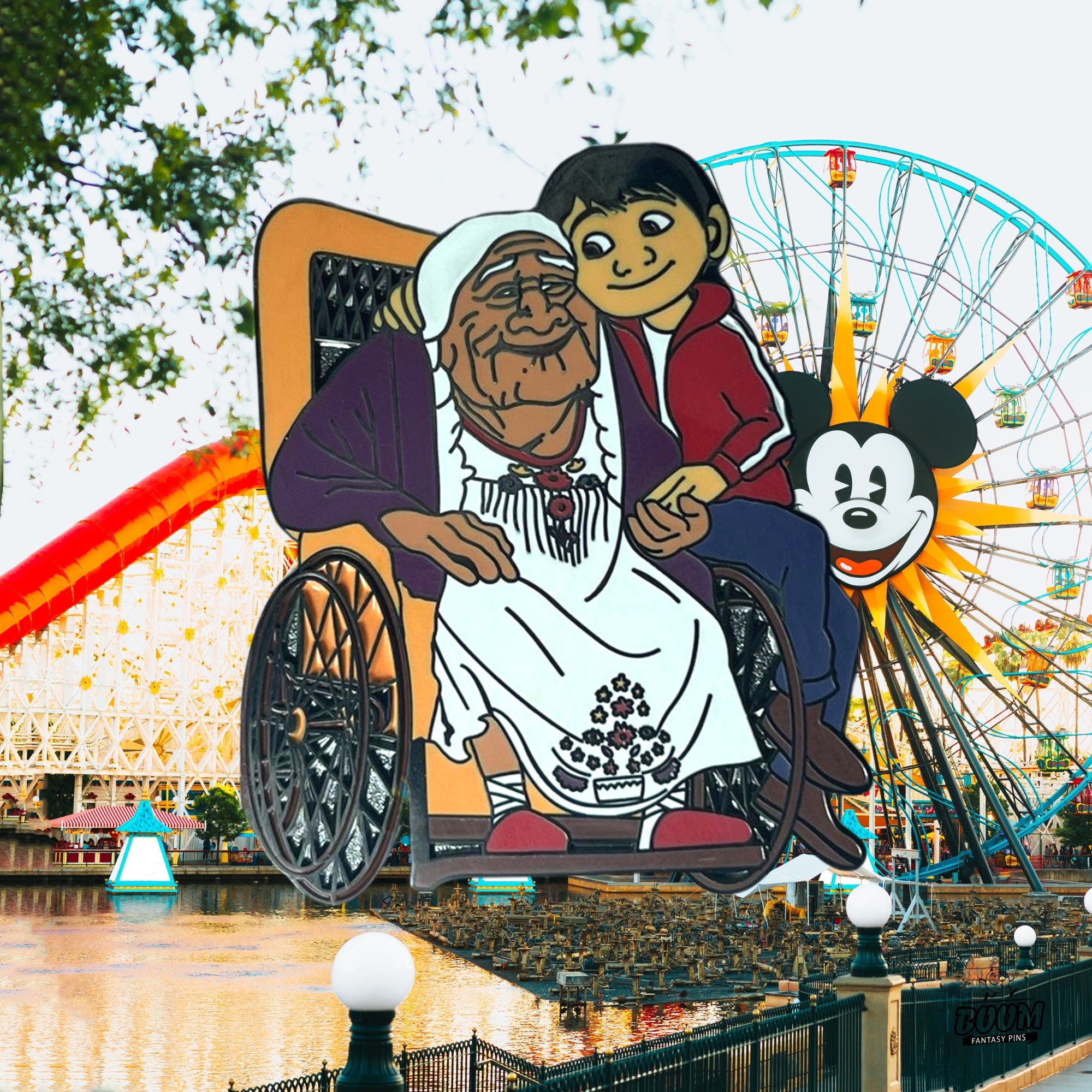 Pin – Miguel Rivera y Mamá Coco de Coco – Disney Fantasy