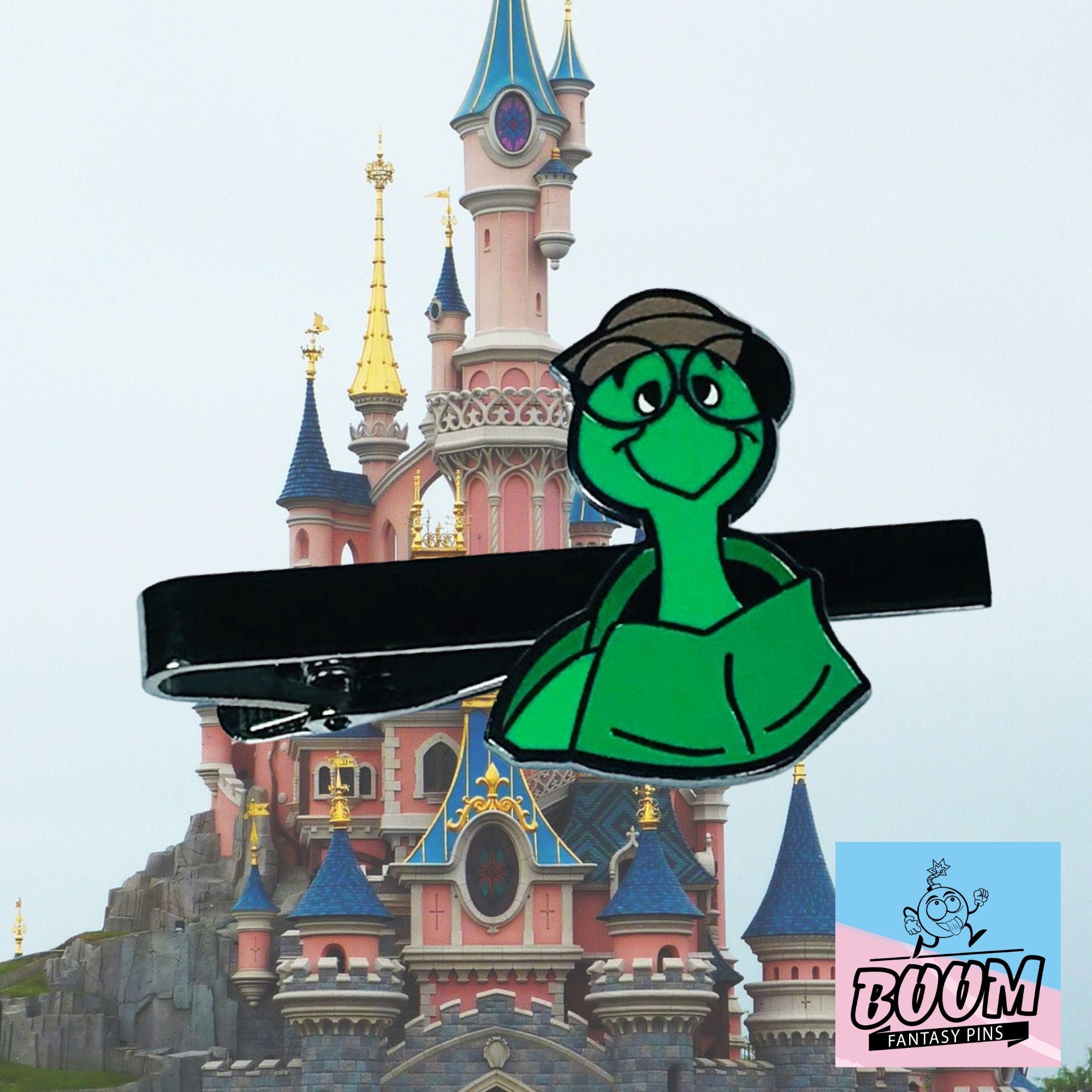 Pinza de corbata – Toby Turtle de Robin Hood – Disney Fantasy