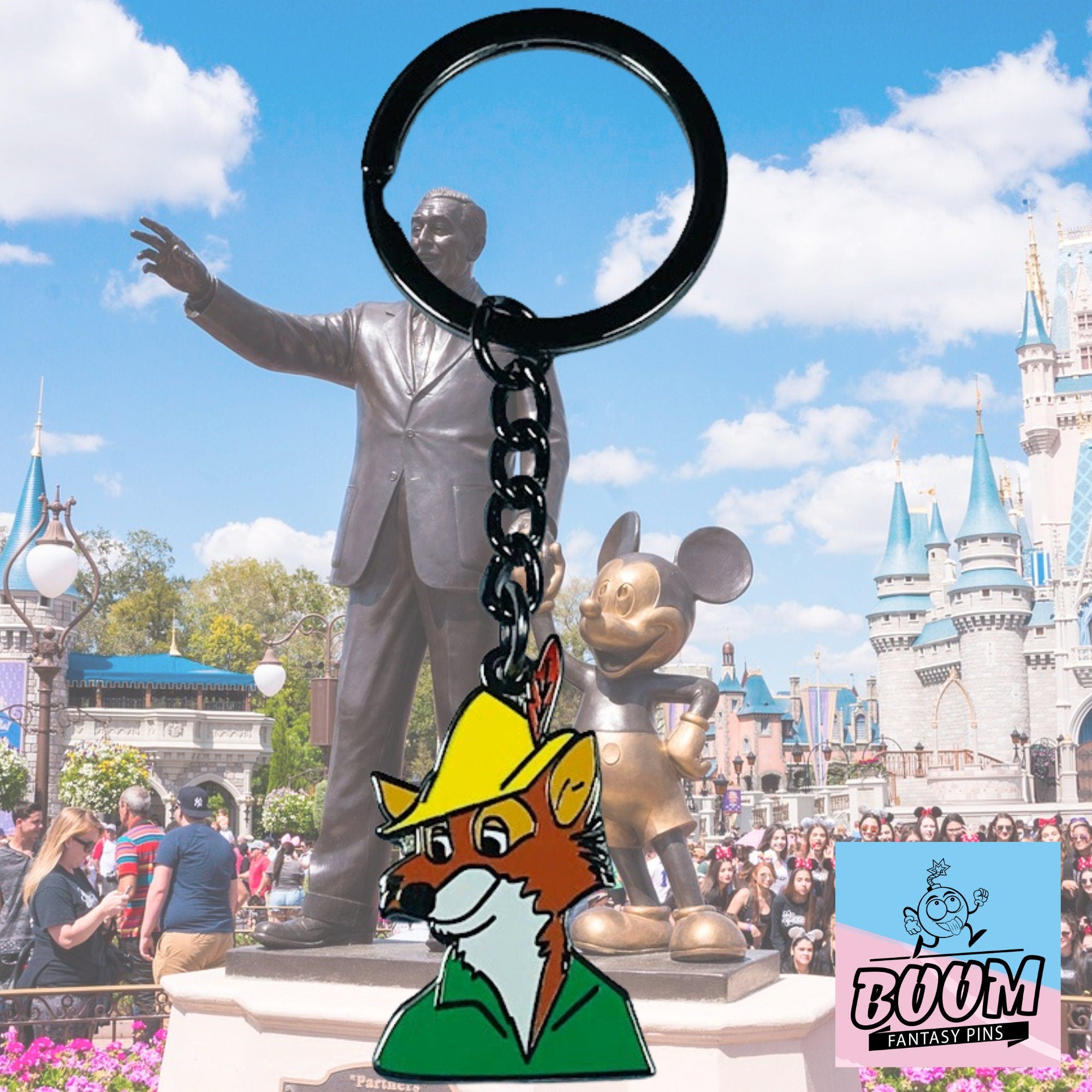 Llavero – Monsieur Hood de Robin Hood – Disney Fantasy