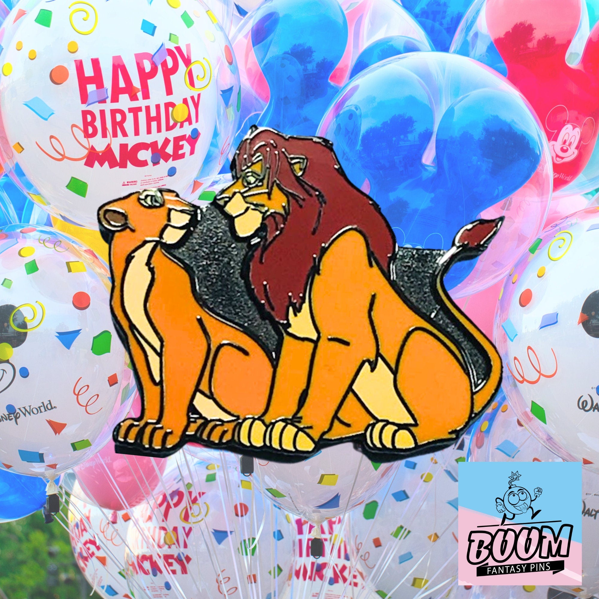 Pin – Simba y Nala de El Rey León – Disney Fantasy