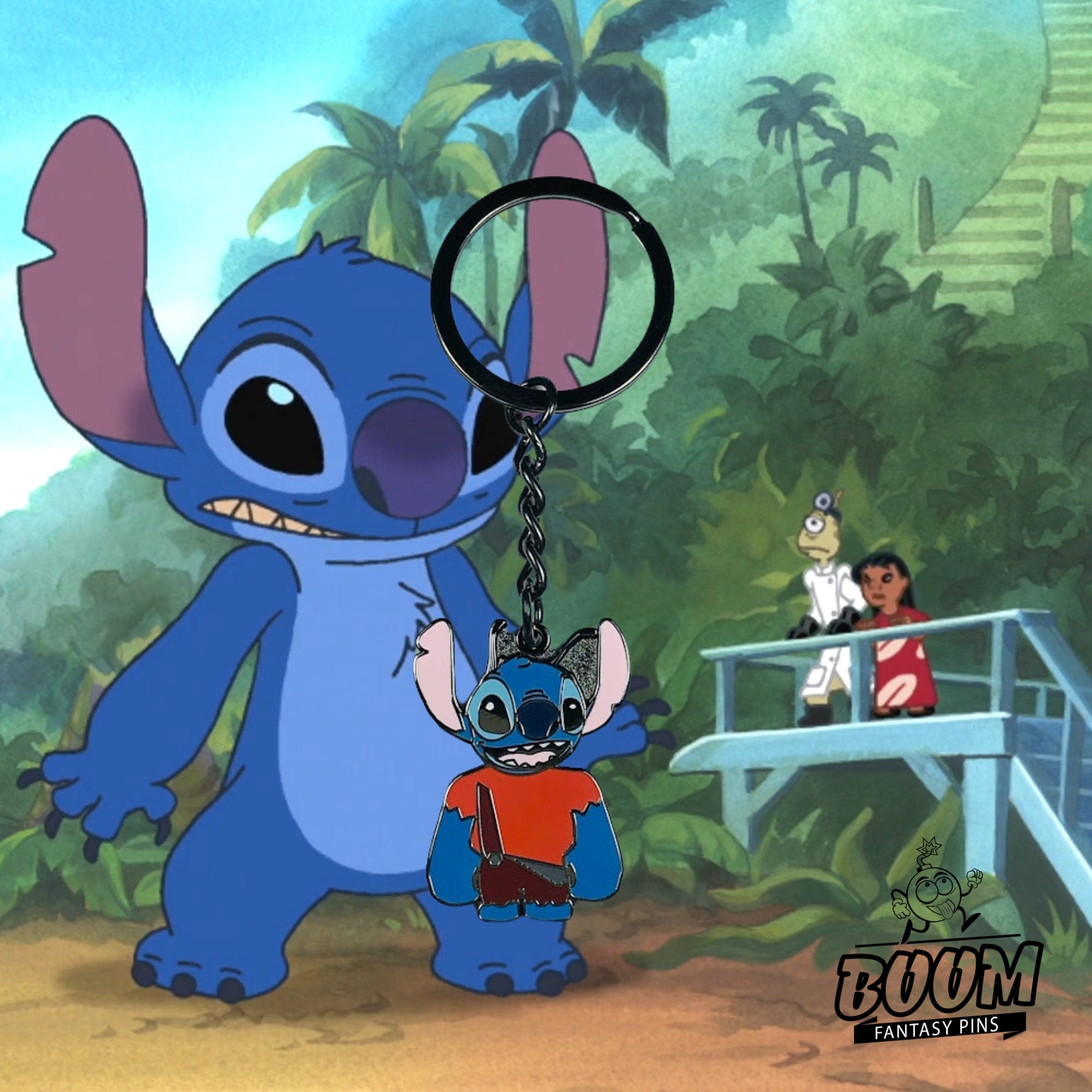 Llavero – Stitch como Experimento 626 de Lilo y Stitch – Disney Fantasy