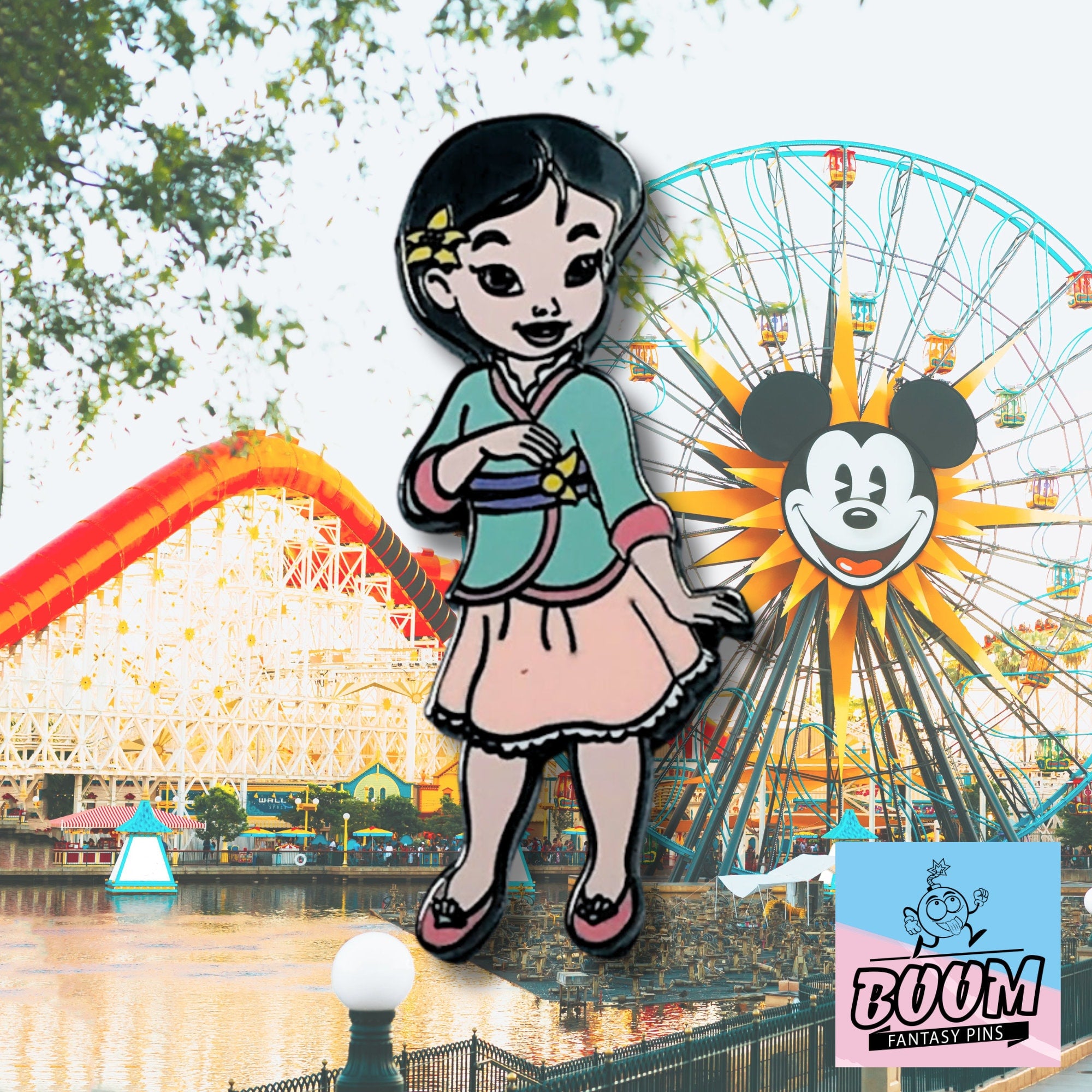 Pin – Mulan como niña de Mulan – Disney Fantasy