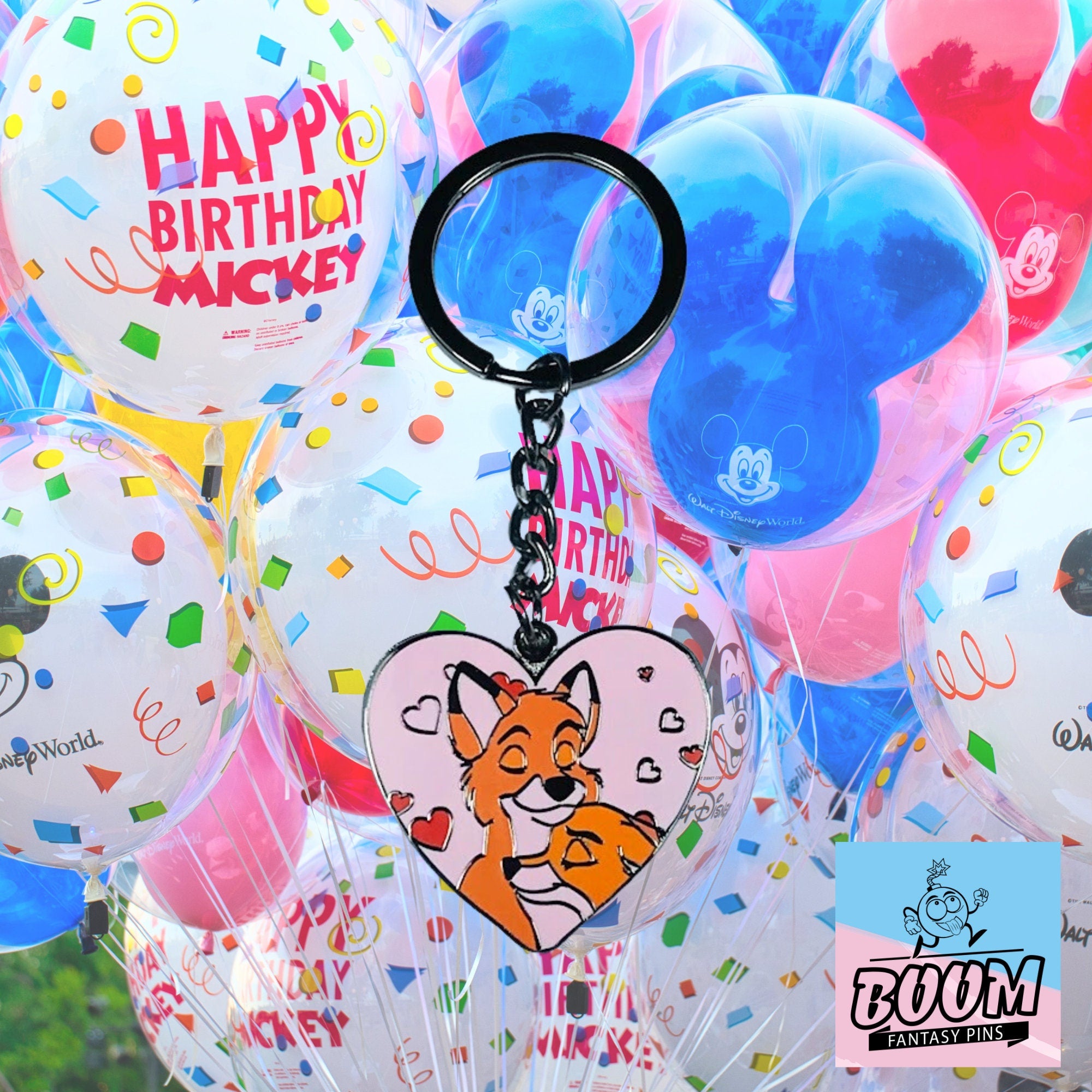 Porte-clés – Vixey et Tod du film Rox et Rouky – Disney Fantasy