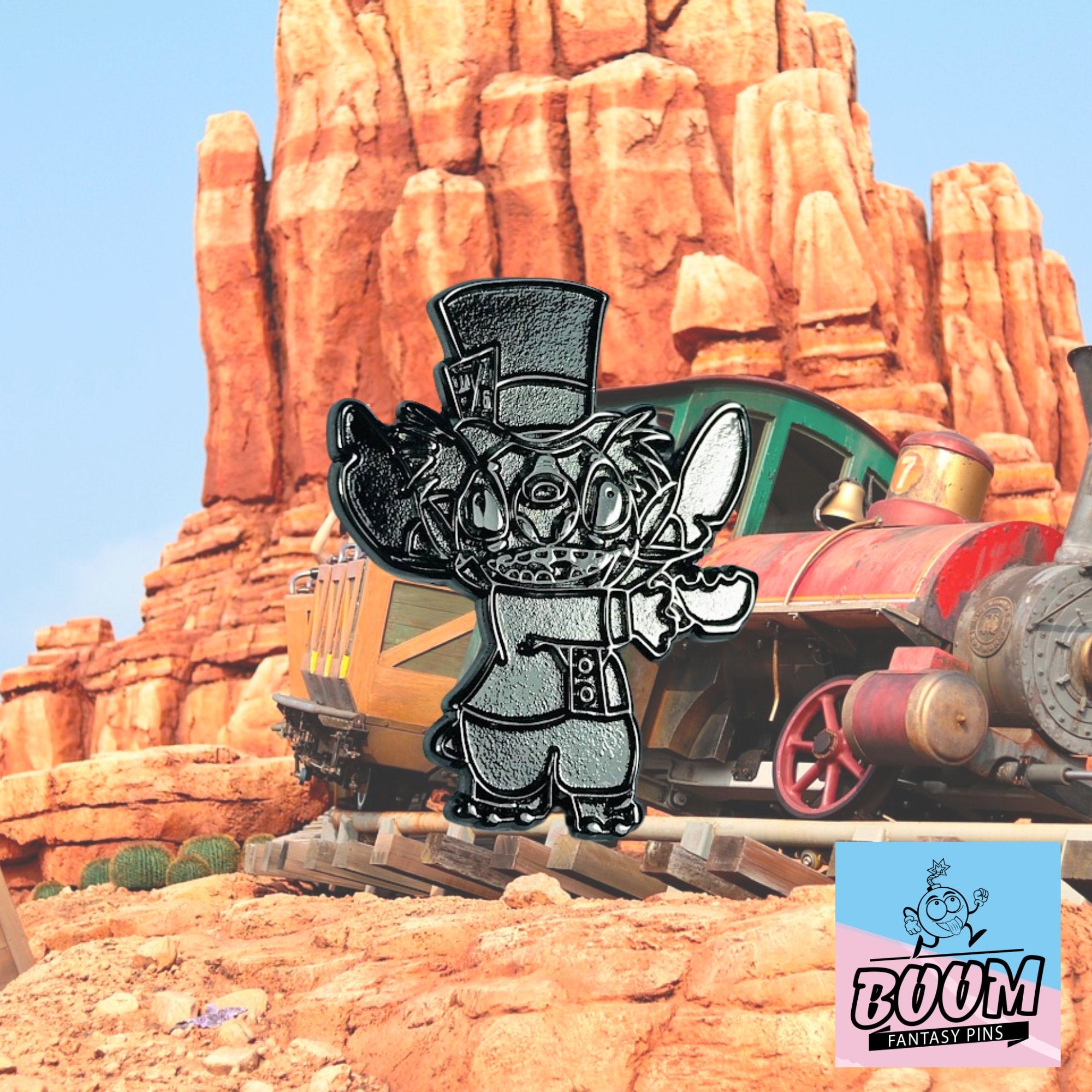 Pin's – Stitch en Chapelier fou de Lilo &amp; Stitch – Disney Fantasy